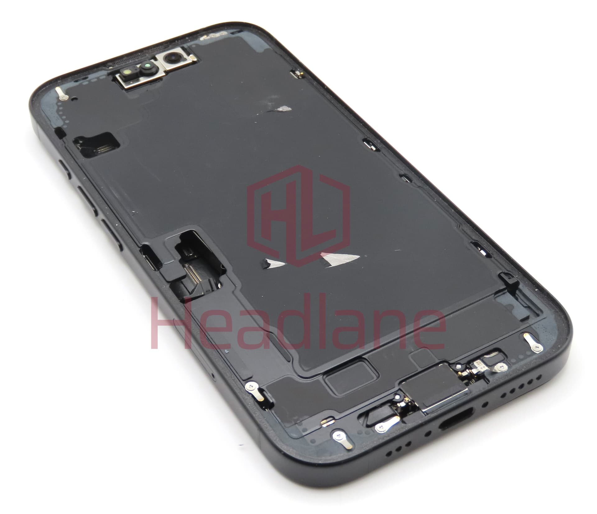 Apple iPhone 16 Back / Battery Cover + Small Parts - Black (Pulled - Grade B) - view 2