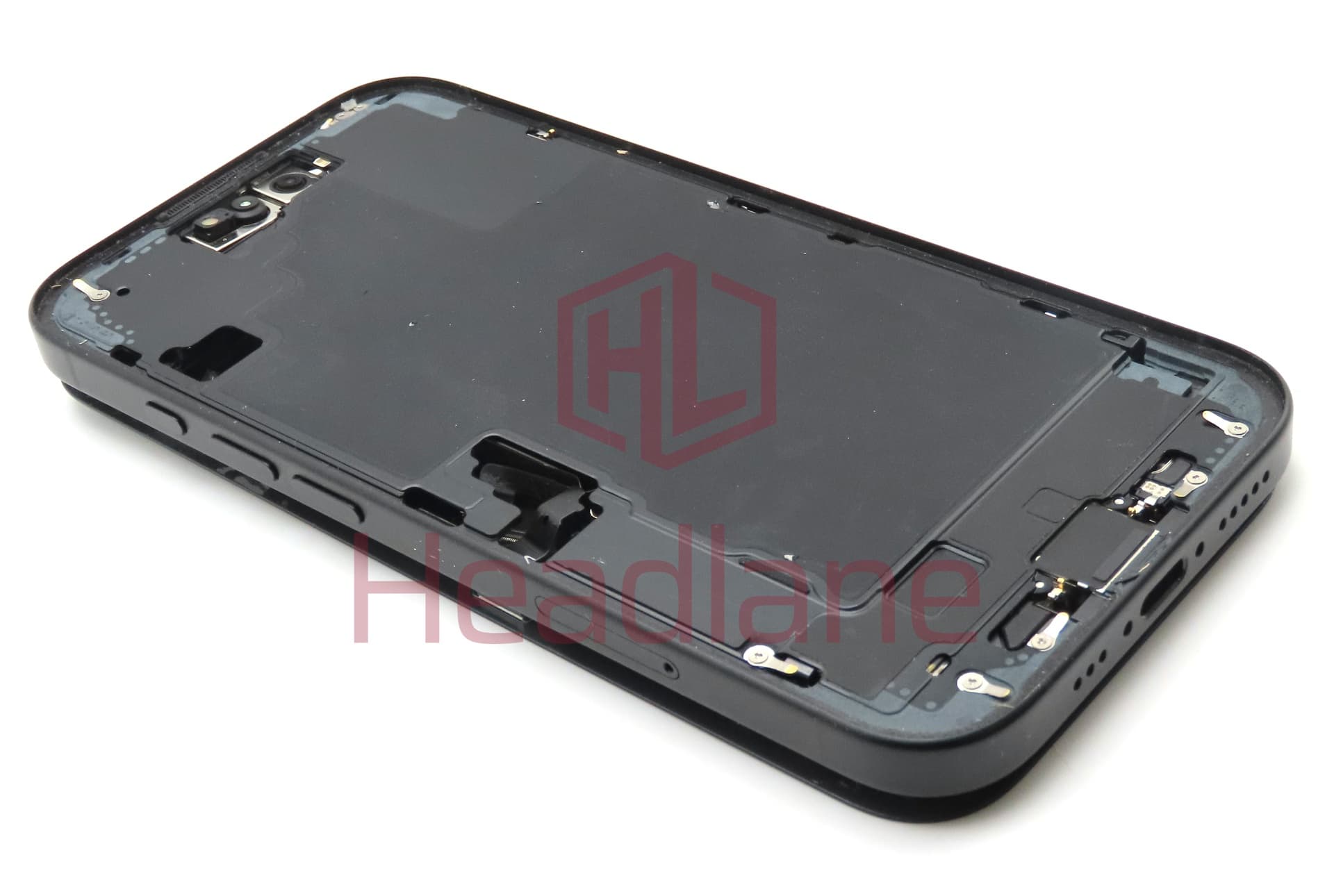 Apple iPhone 16 Back / Battery Cover + Small Parts - Black (Pulled - Grade C) - view 2