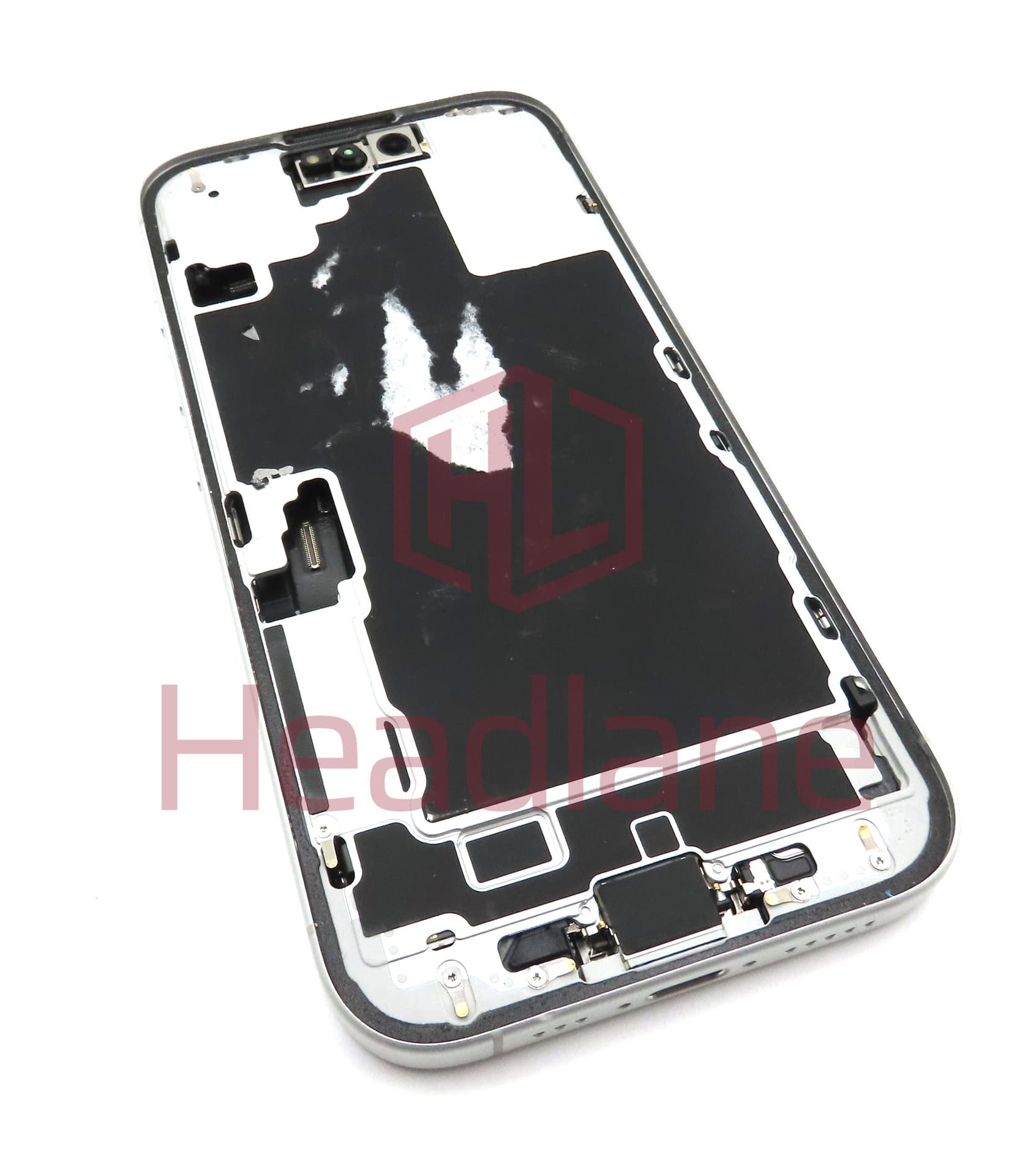 Apple iPhone 16 Back / Battery Cover + Small Parts - White (Pulled - Grade B) - view 2