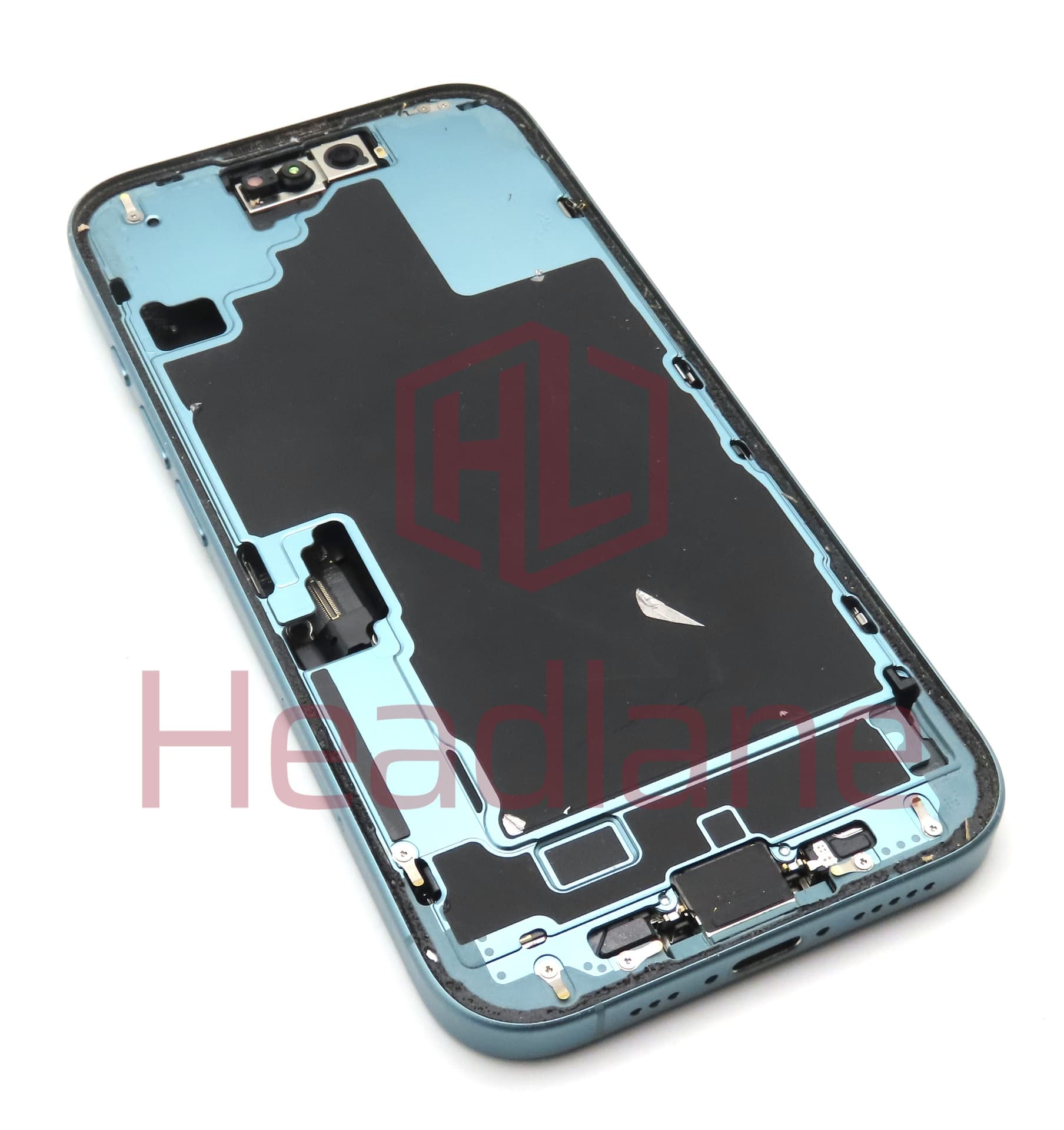 Apple iPhone 16 Back / Battery Cover + Small Parts - Teal (Pulled - Grade C) - view 2
