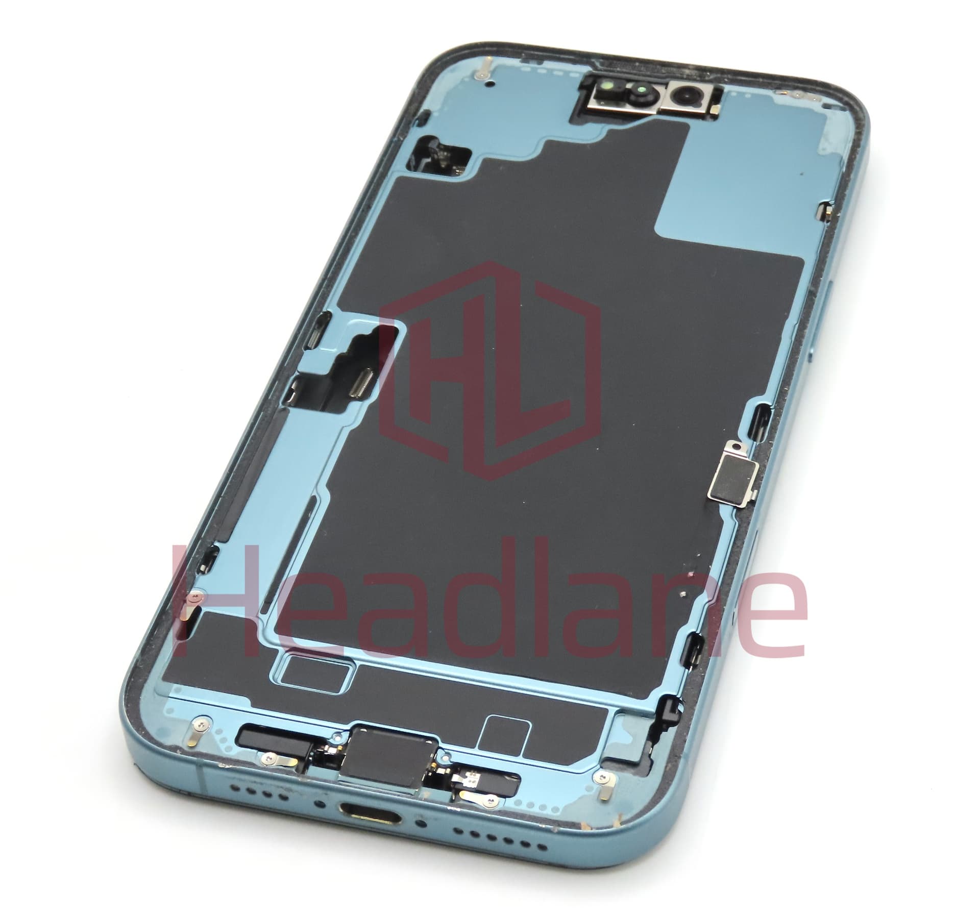 Apple iPhone 16 Plus Back / Battery Cover + Small Parts - Teal (Pulled - Grade C) - view 2