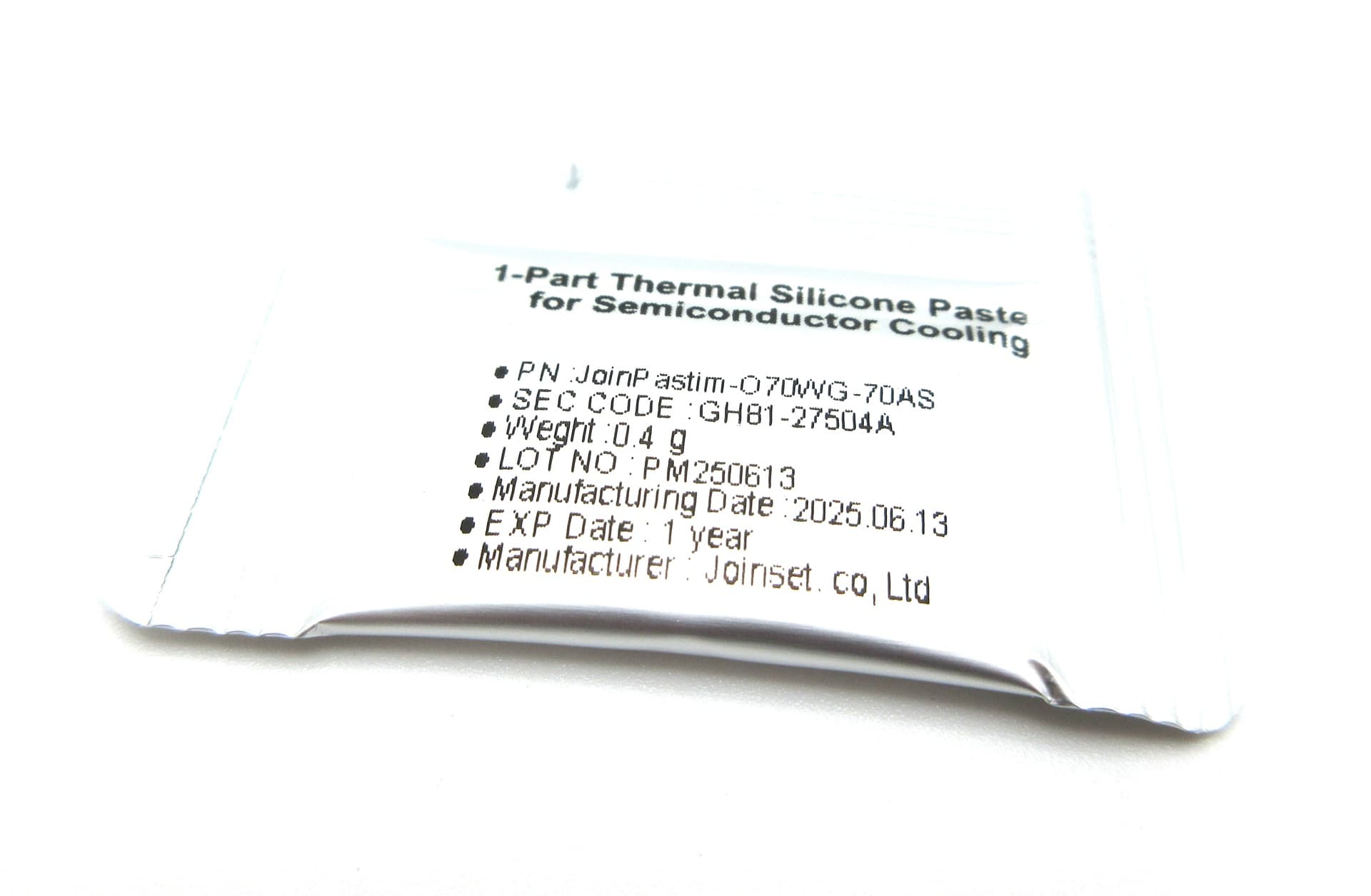 Samsung SM-S937 S942 S947 S948 Galaxy S25 Edge / S26 / S26+ / Plus / Ultra Thermal Paste / Compound - view 2