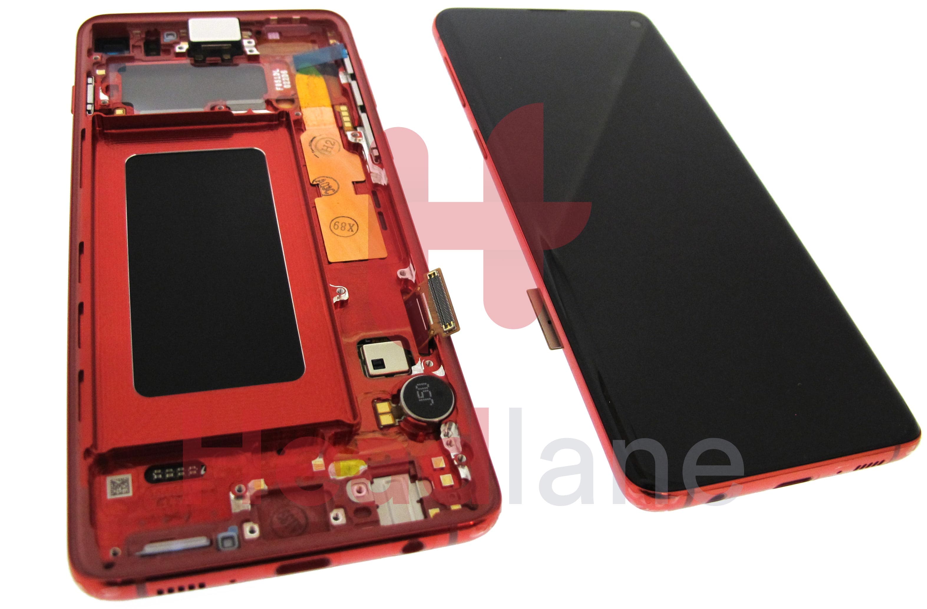 Samsung SM-G973 Galaxy S10 LCD Display / Screen + Touch - Cardinal Red - view 2