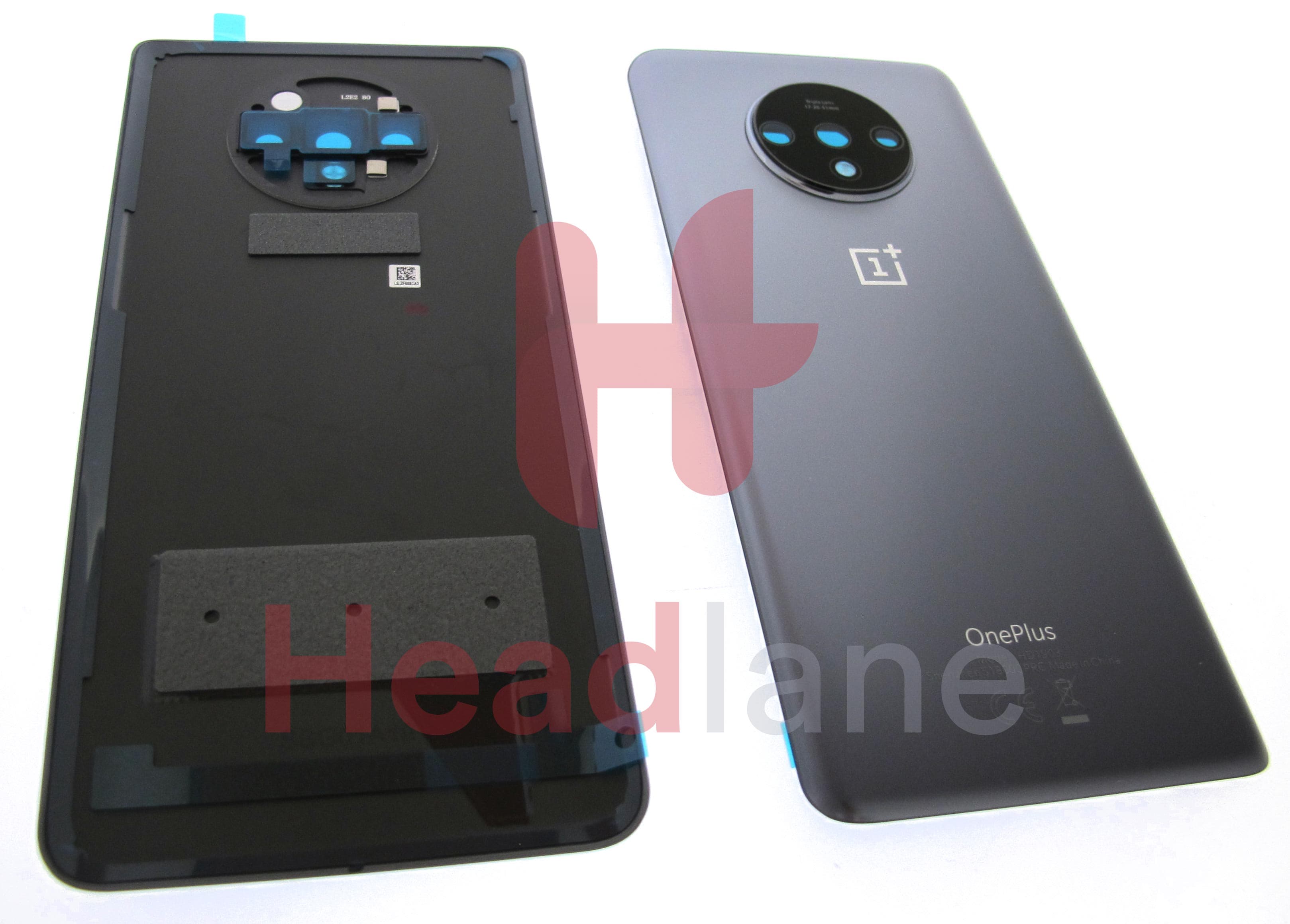 OnePlus 7T Back / Battery Cover - Frosted Silver - view 2