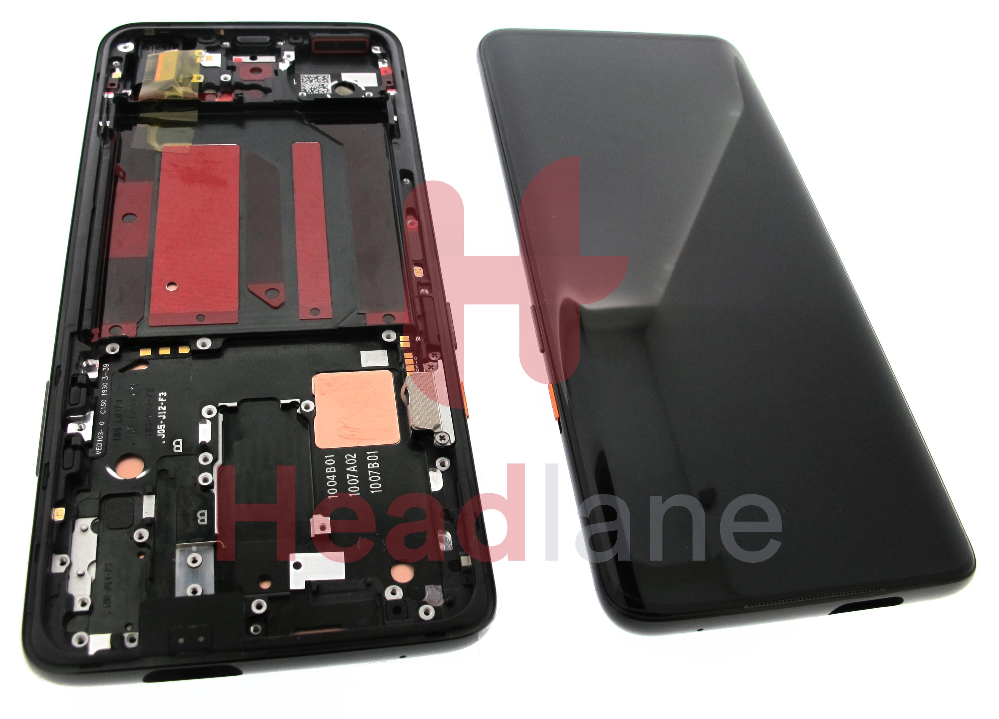 OnePlus 7T Pro LCD Display / Screen + Touch - Papaya Orange - view 2