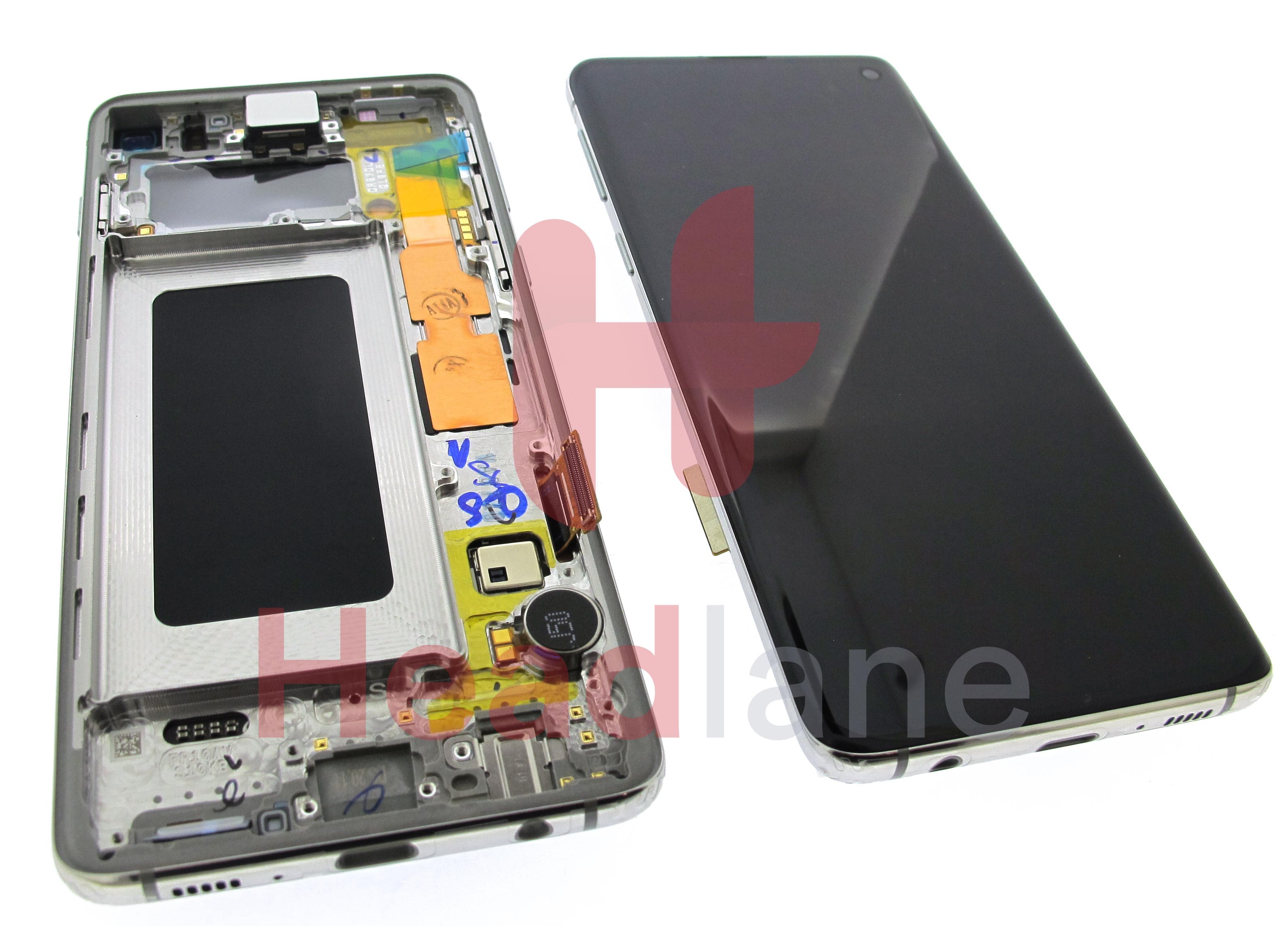 Samsung SM-G973 Galaxy S10 LCD Display / Screen + Touch - Silver - view 2