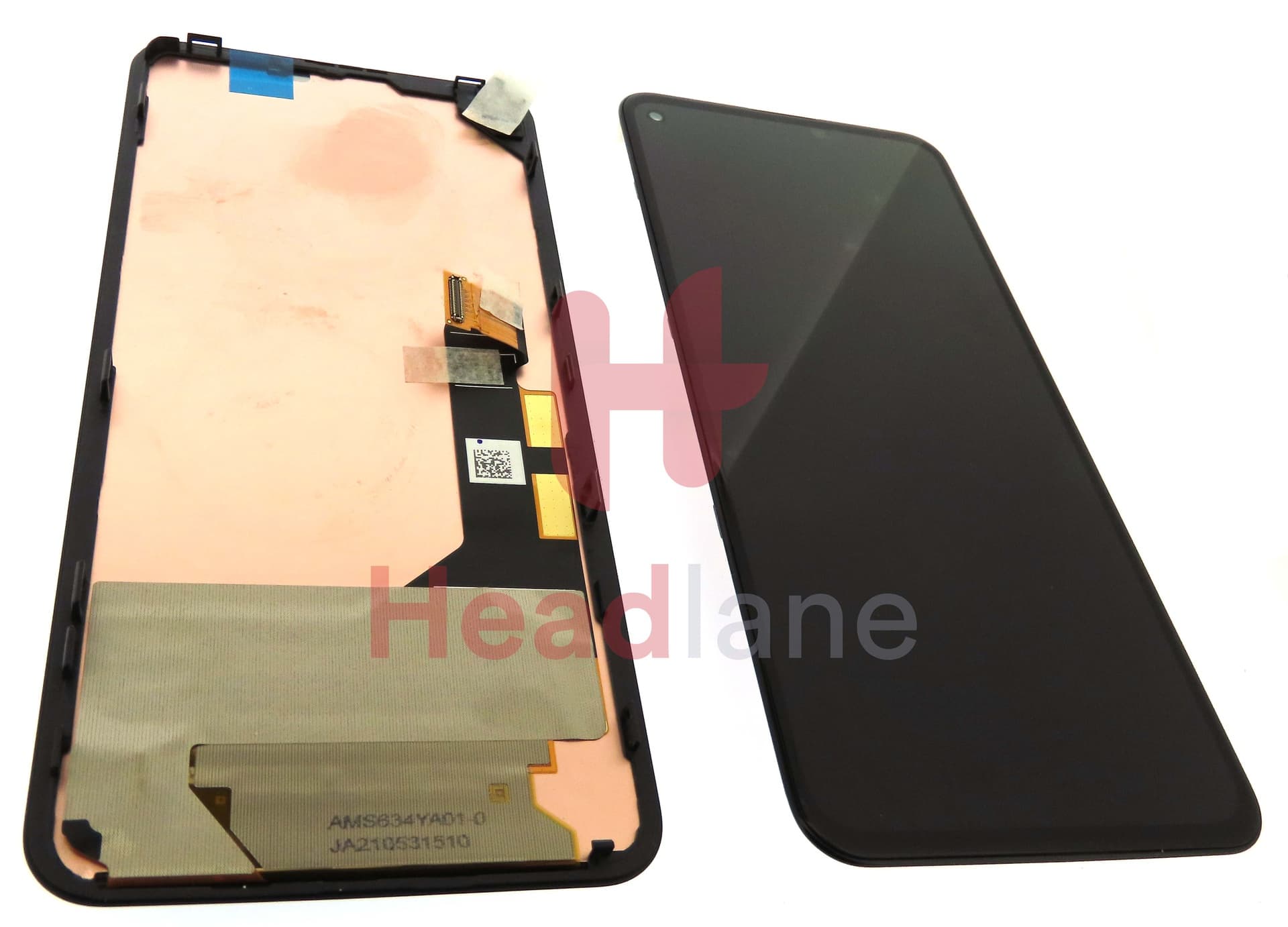 Google Pixel 5a LCD Display / Screen + Touch (Pulled) - view 2