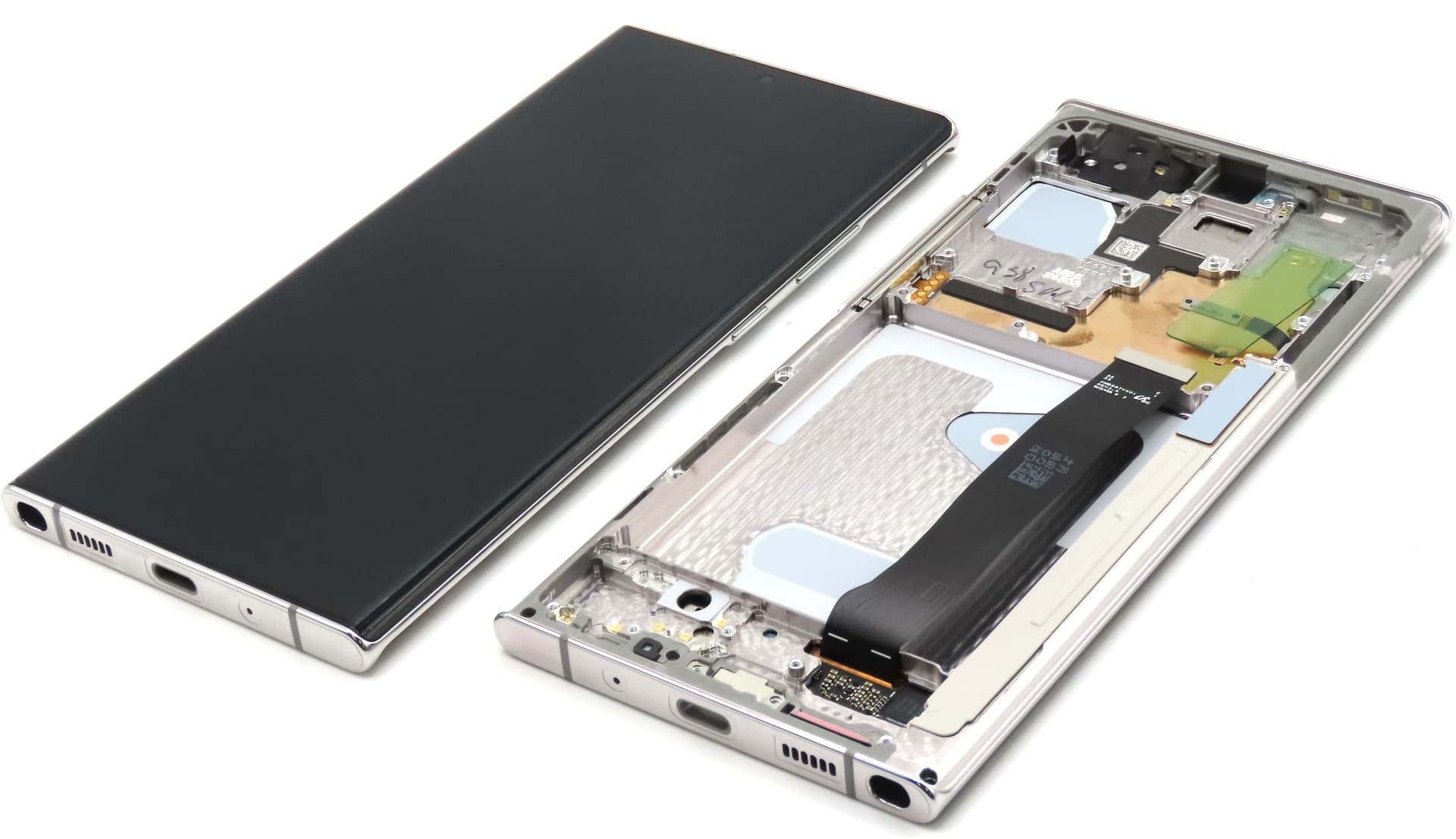 Samsung SM-N986 N985 Galaxy Note 20 Ultra 5G /4G LCD Display / Screen + Touch - White (No Camera) - view 2
