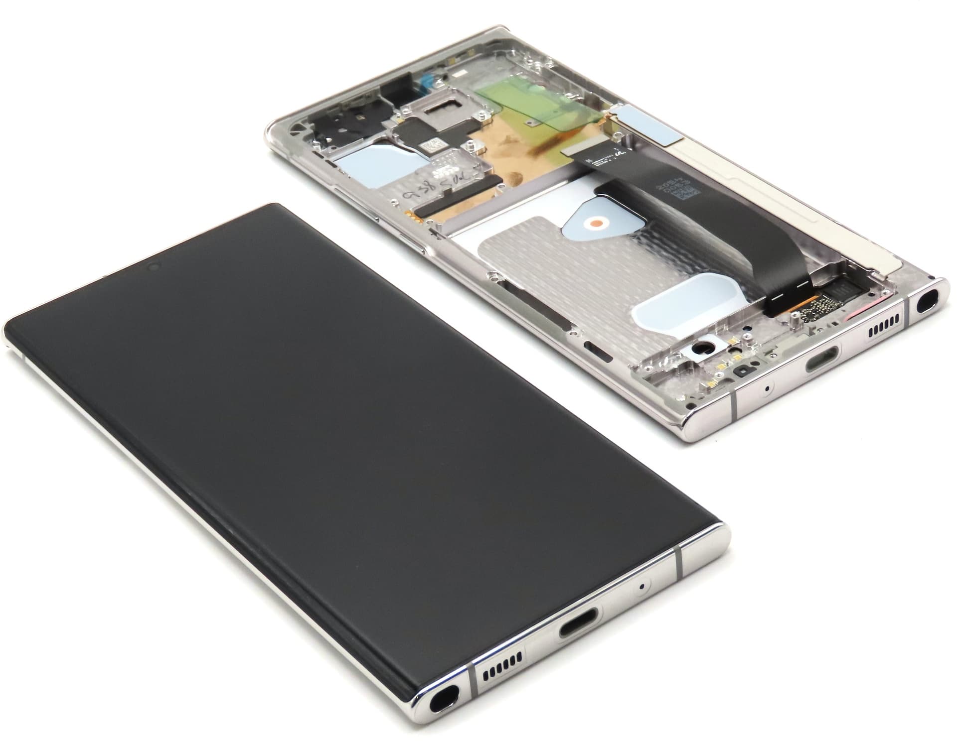 Samsung SM-N986 N985 Galaxy Note 20 Ultra 5G /4G LCD Display / Screen + Touch - White (No Camera) - view 3