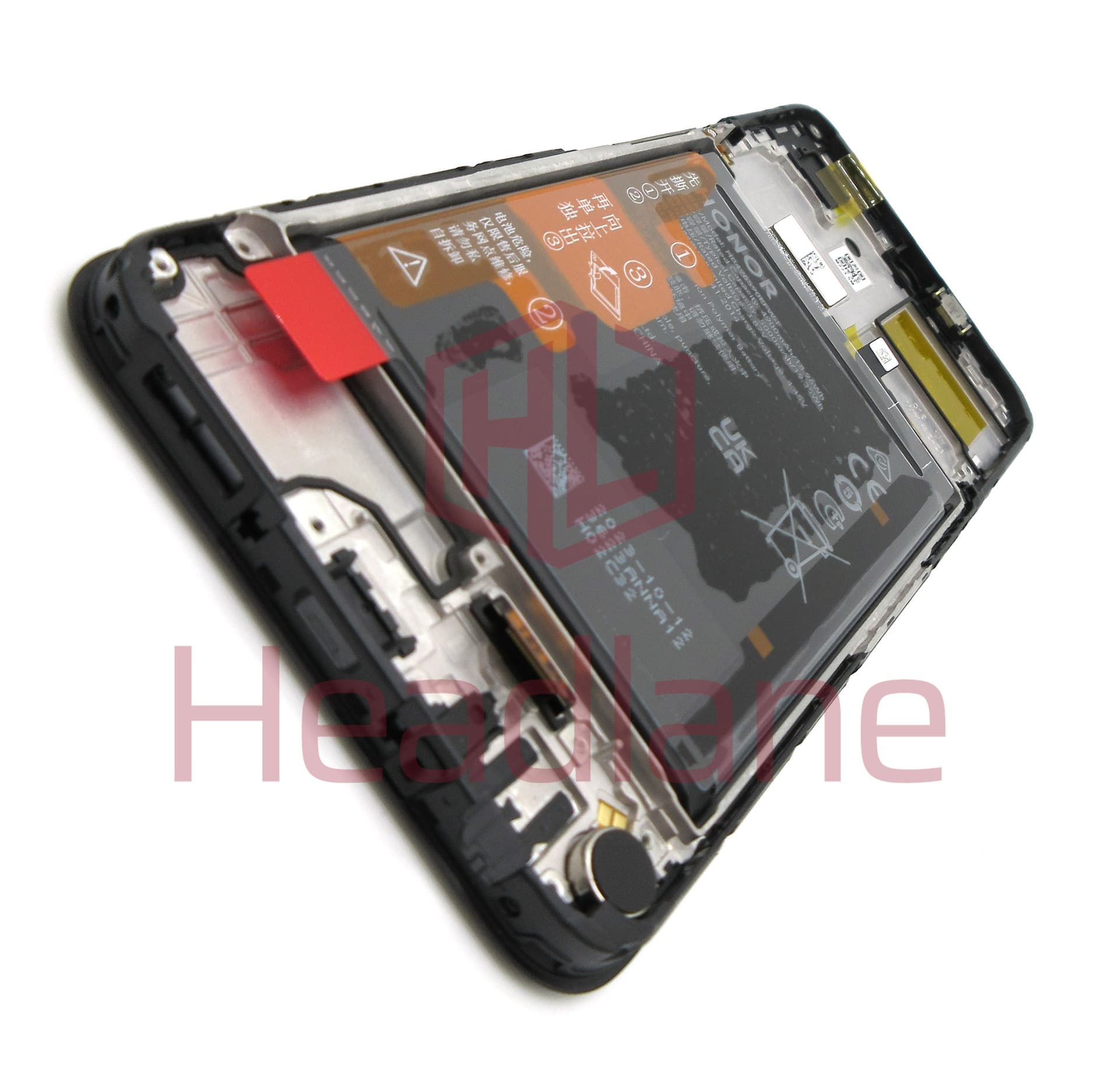 Honor X5 LCD Display / Screen + Touch + HB496590EFW-F Battery - Black - view 2