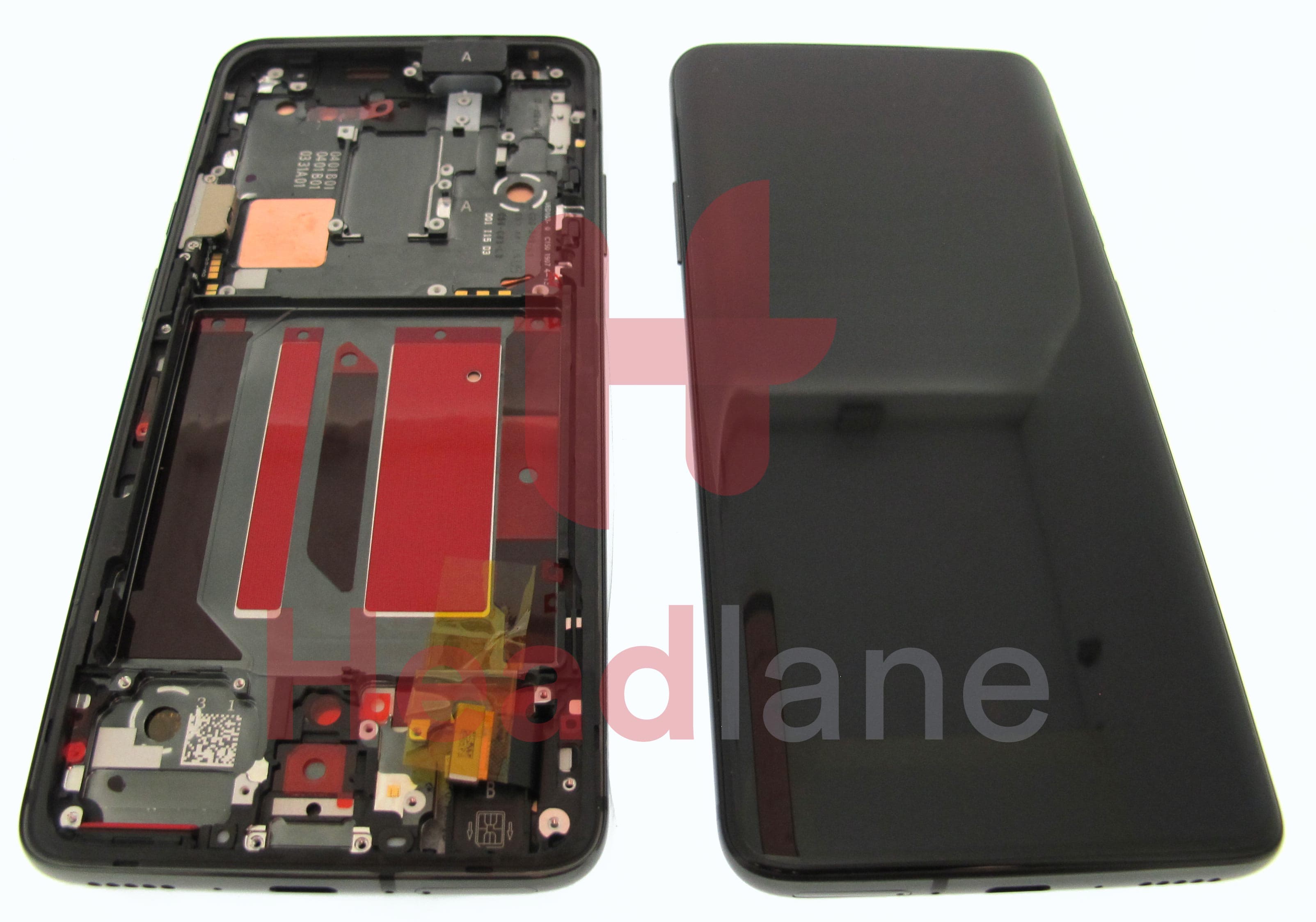 OnePlus 7 Pro LCD Display / Screen + Touch (Dual SIM) - Mirror Grey - view 3