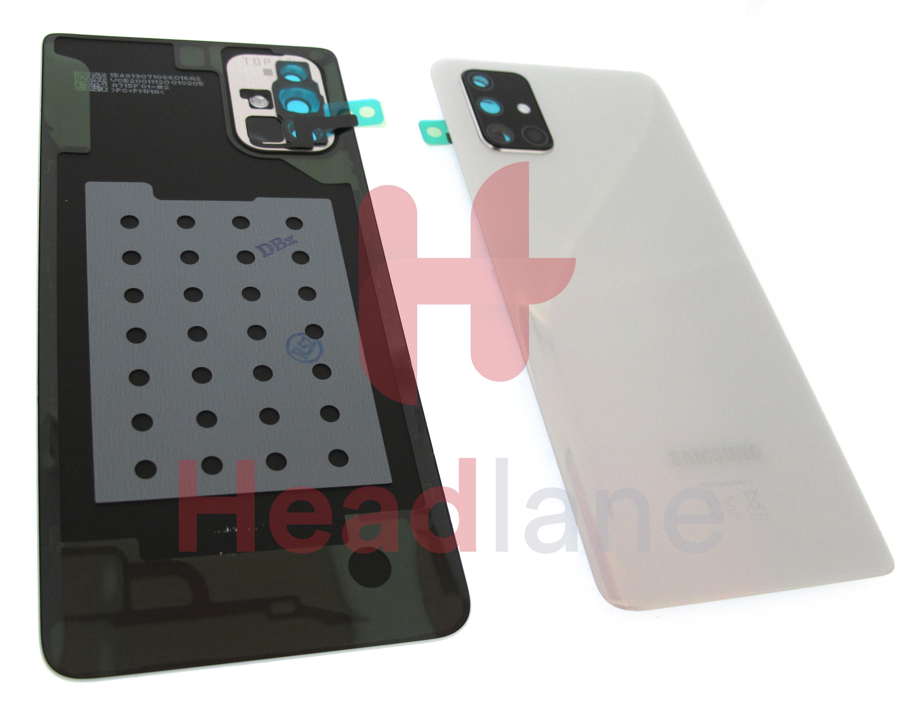 Samsung SM-A715 Galaxy A71 Back / Battery Cover - Silver - view 2