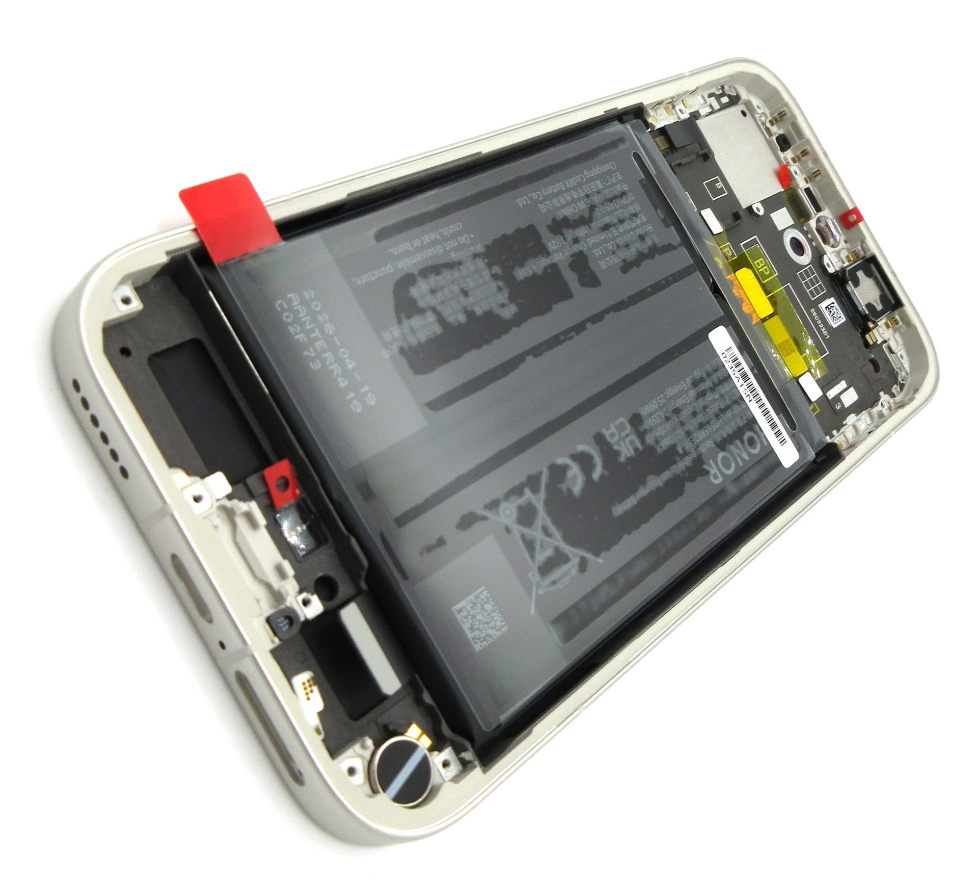 Honor 600 LCD Display / Screen + Touch + HB566892EIW-A Battery Assembly - Golden White - view 2