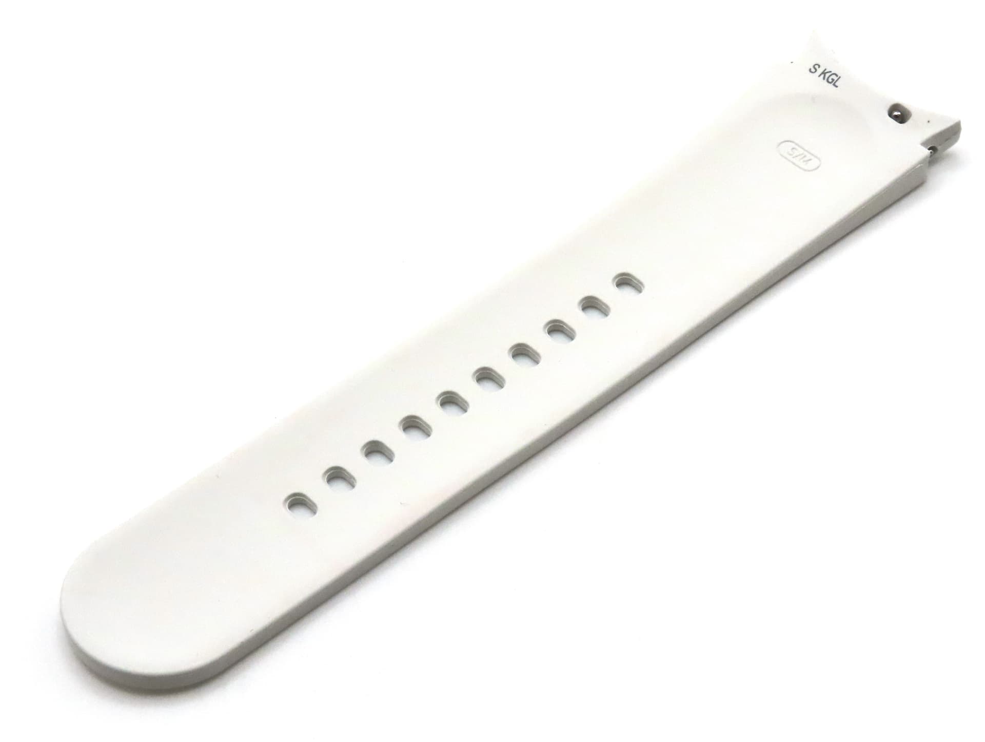 Samsung SM-R860 R865 Galaxy Watch4 40mm (BT / 4G) Watch Strap - White (Small / Medium) (Hole Side) - view 2