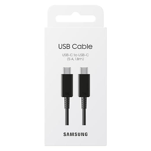 Samsung EP-DX510JBEGEU USB-C to USB-C Cable 100W 5A 1.8m - Black (Retail Packed) - view 4