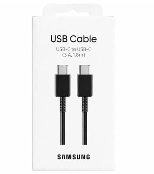 Samsung EP-DX310JBEGEU USB-C to USB-C Cable 60W 3A 1.8m - Black (Retail Packed) - view 5