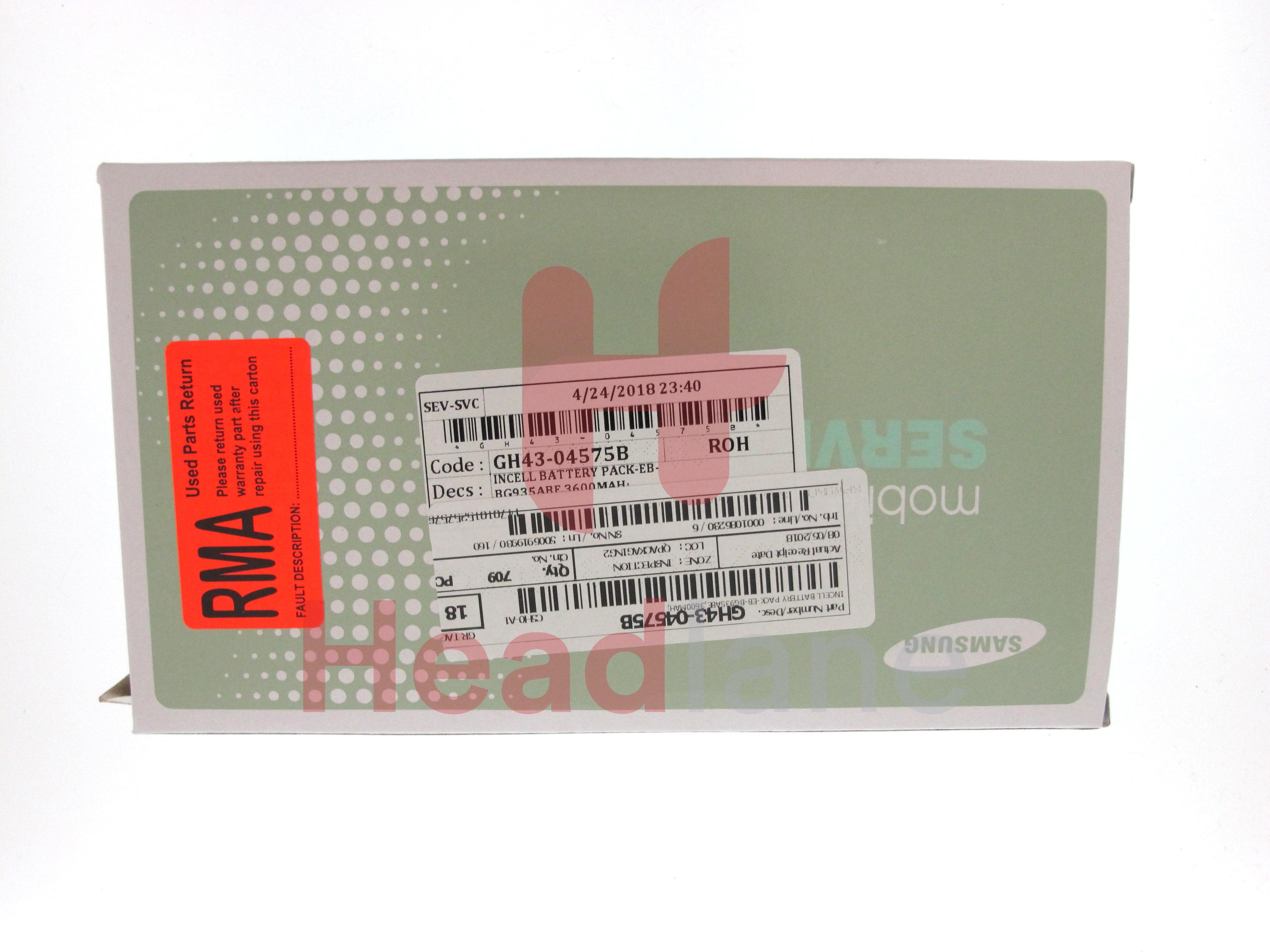 Samsung SM-G935F Galaxy S7 Edge EB-BG935ABE 3600mAh Battery - view 4