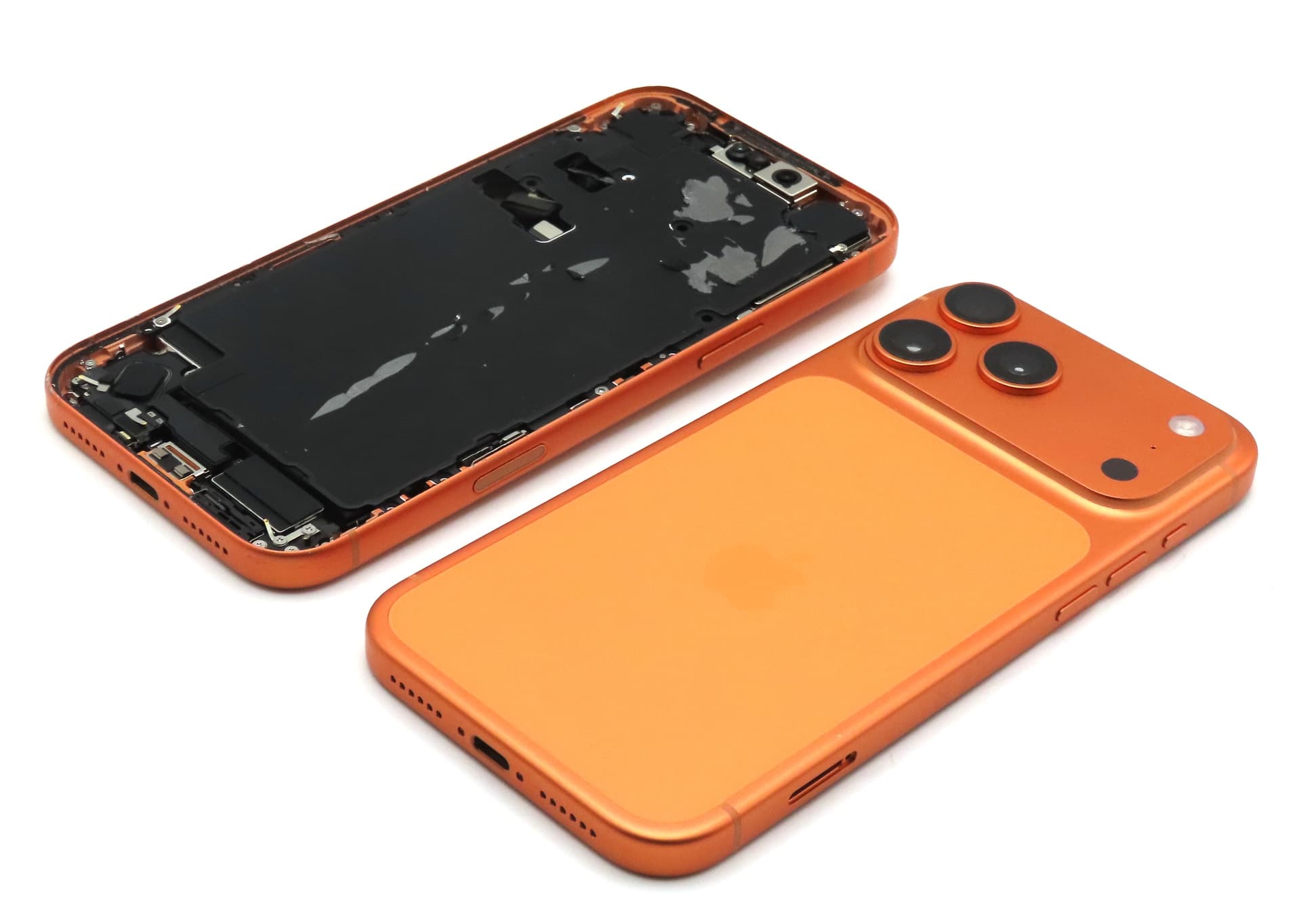 Apple iPhone 17 Pro Max Back / Battery Cover + Small Parts - Cosmic Orange (Pulled - Grade C) - view 2