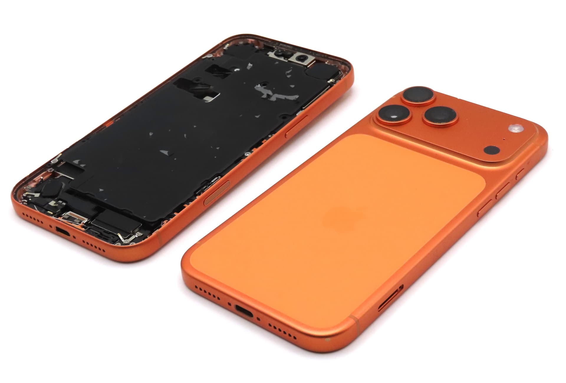 Apple iPhone 17 Pro Max Back / Battery Cover + Small Parts - Cosmic Orange (Pulled - Grade B) - view 2