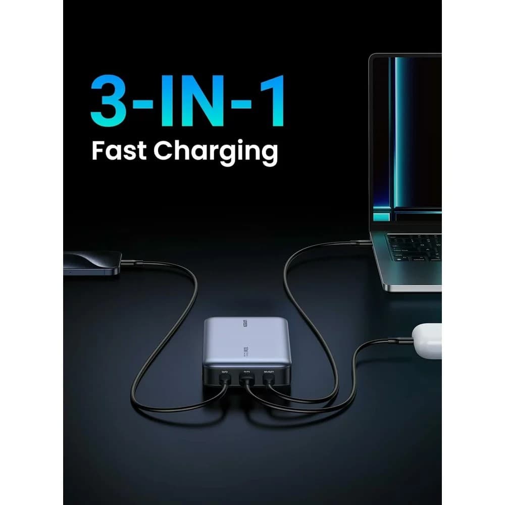 UGREEN PB720 Nexode 20000mAh 100W QC + PD Powerbank - Grey - view 2