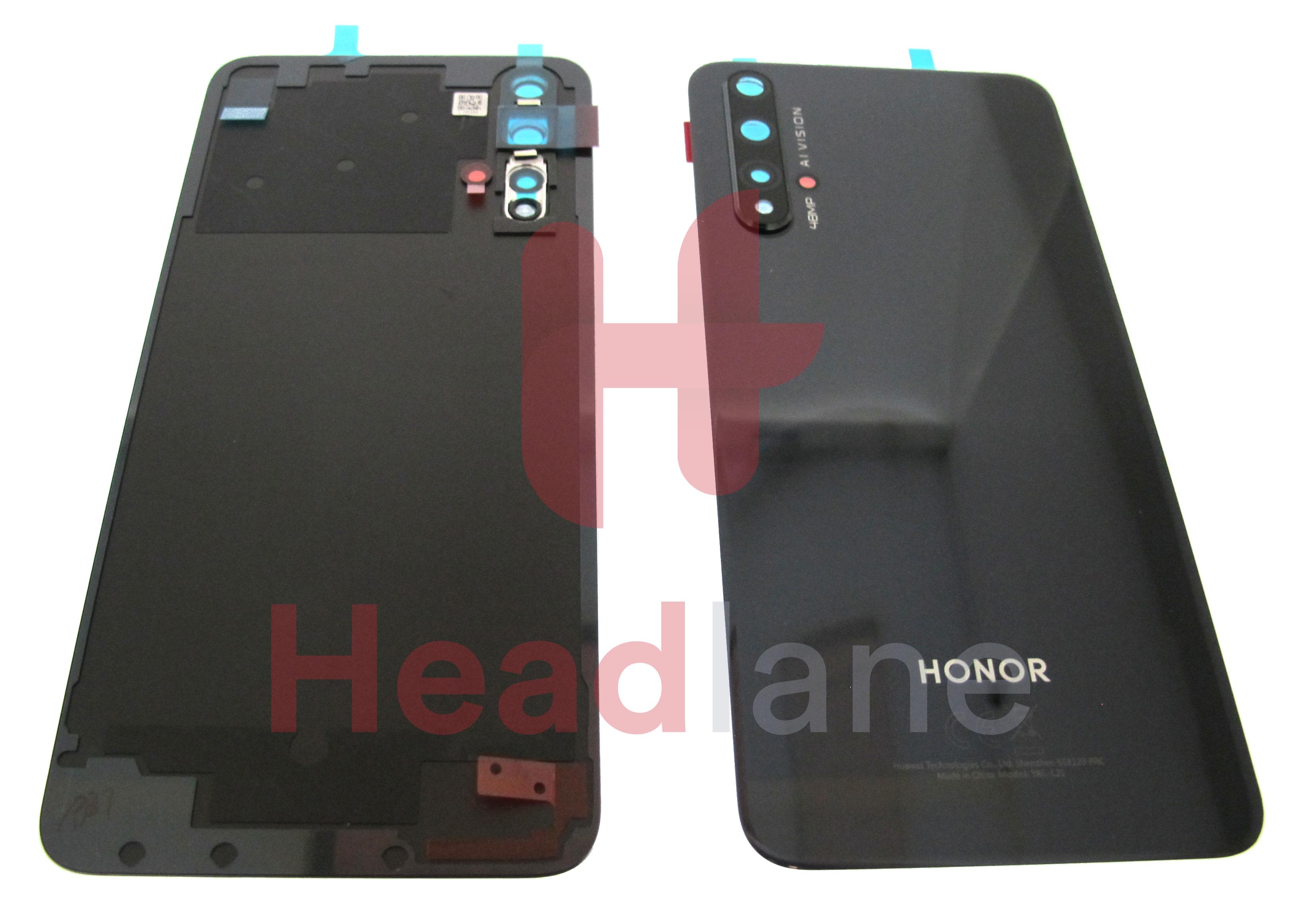Huawei Honor 20 Back / Battery Cover - Black - view 2