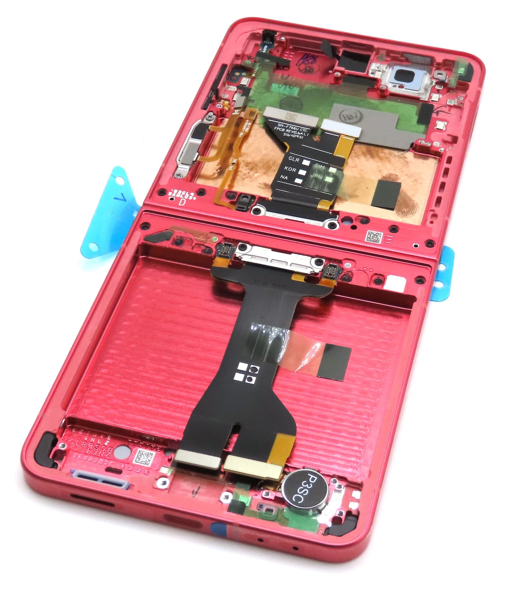 Samsung SM-F766 Galaxy Z Flip7 Display Frame - Coralred - view 2