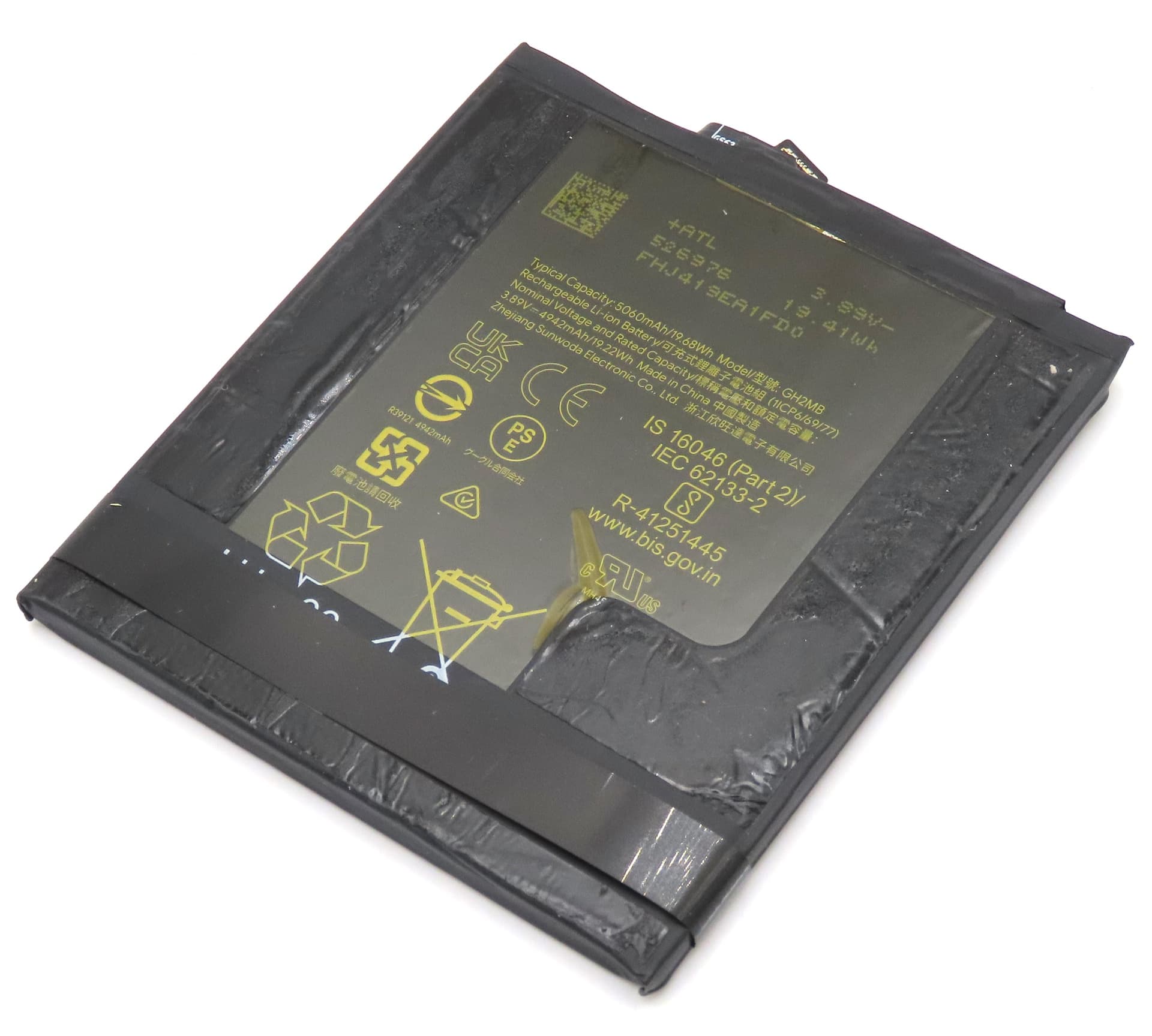 Google Pixel 9 Pro XL GH2MB 5060mAh Internal Battery (Pulled) - view 2