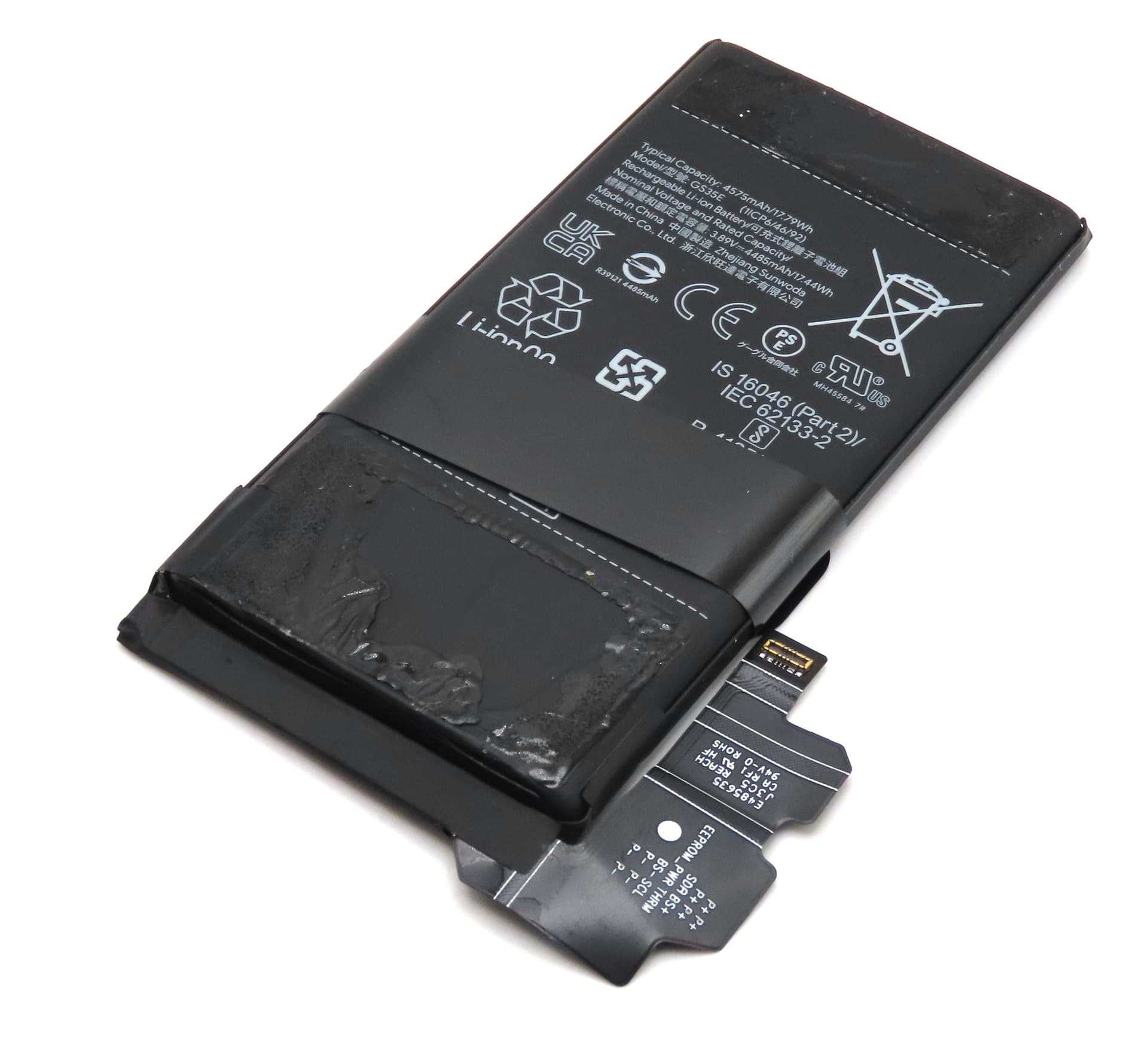 Google Pixel 8 GS35E 4575mAh Internal Battery (Pulled) - view 2