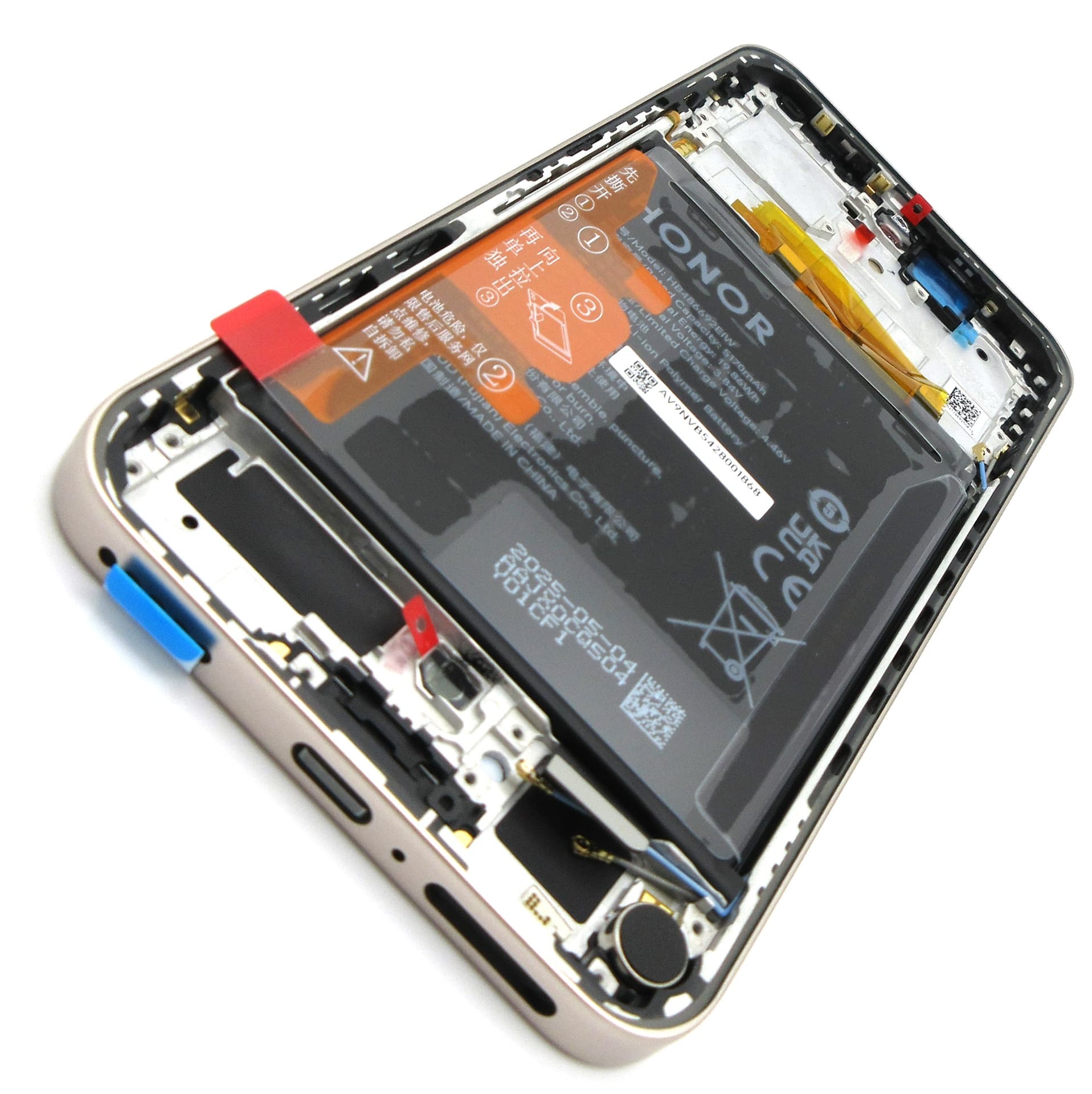 Honor 400 LCD Display / Screen + Touch + HB486692EIW 5170mAh Battery Assembly - Desert Gold - view 2