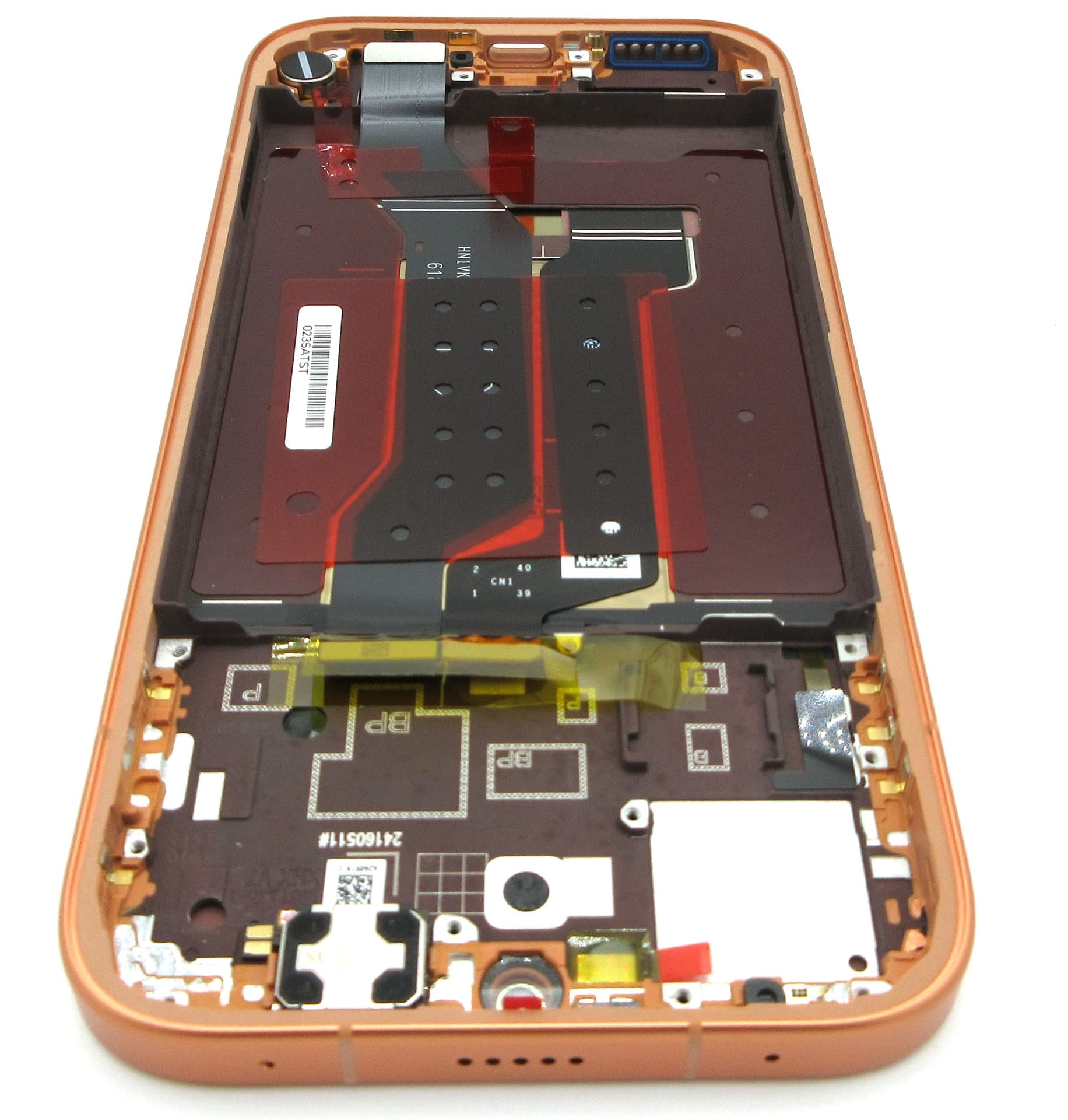 Honor 600 LCD Display / Screen + Touch - Orange - view 2