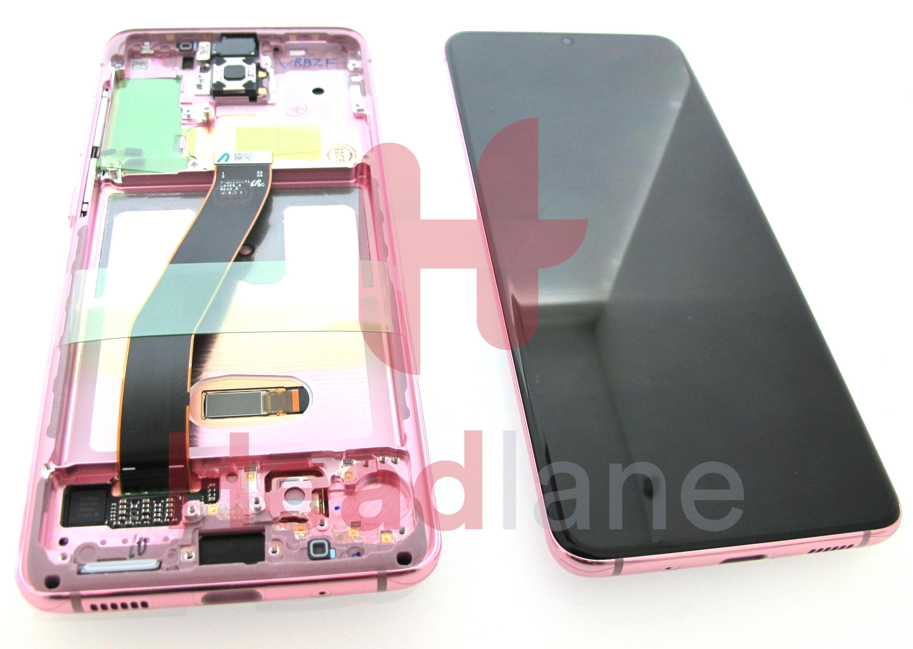 Samsung SM-G980 Galaxy S20 LCD Display / Screen + Touch - Pink - view 2