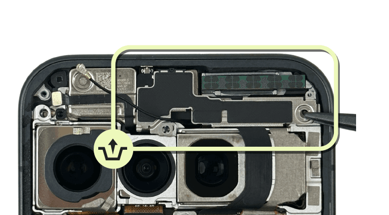 Google Pixel 11 Pro Front Camera Cowling / Bracket - view 4