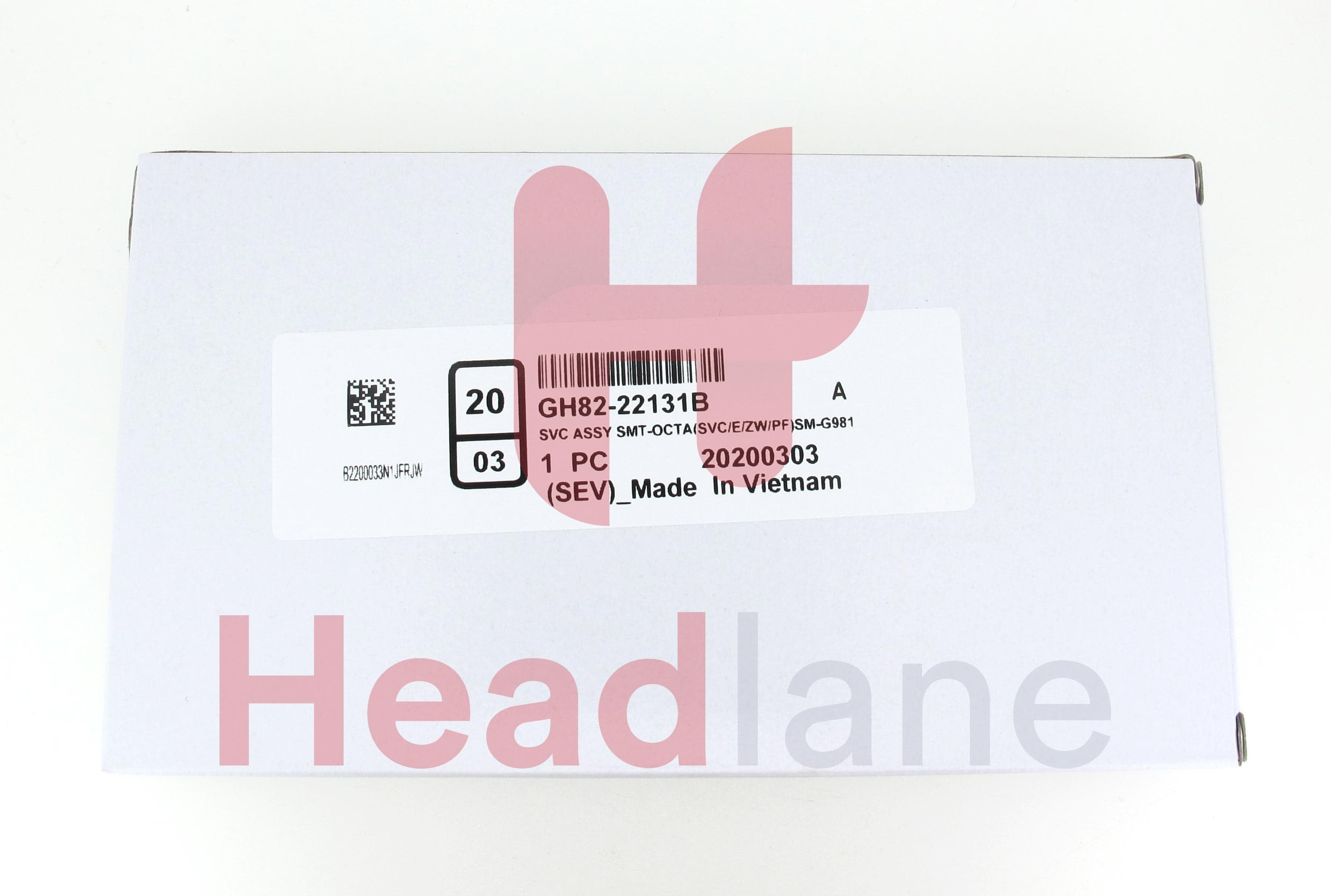 Samsung SM-G980 Galaxy S20 LCD Display / Screen + Touch - White - view 3