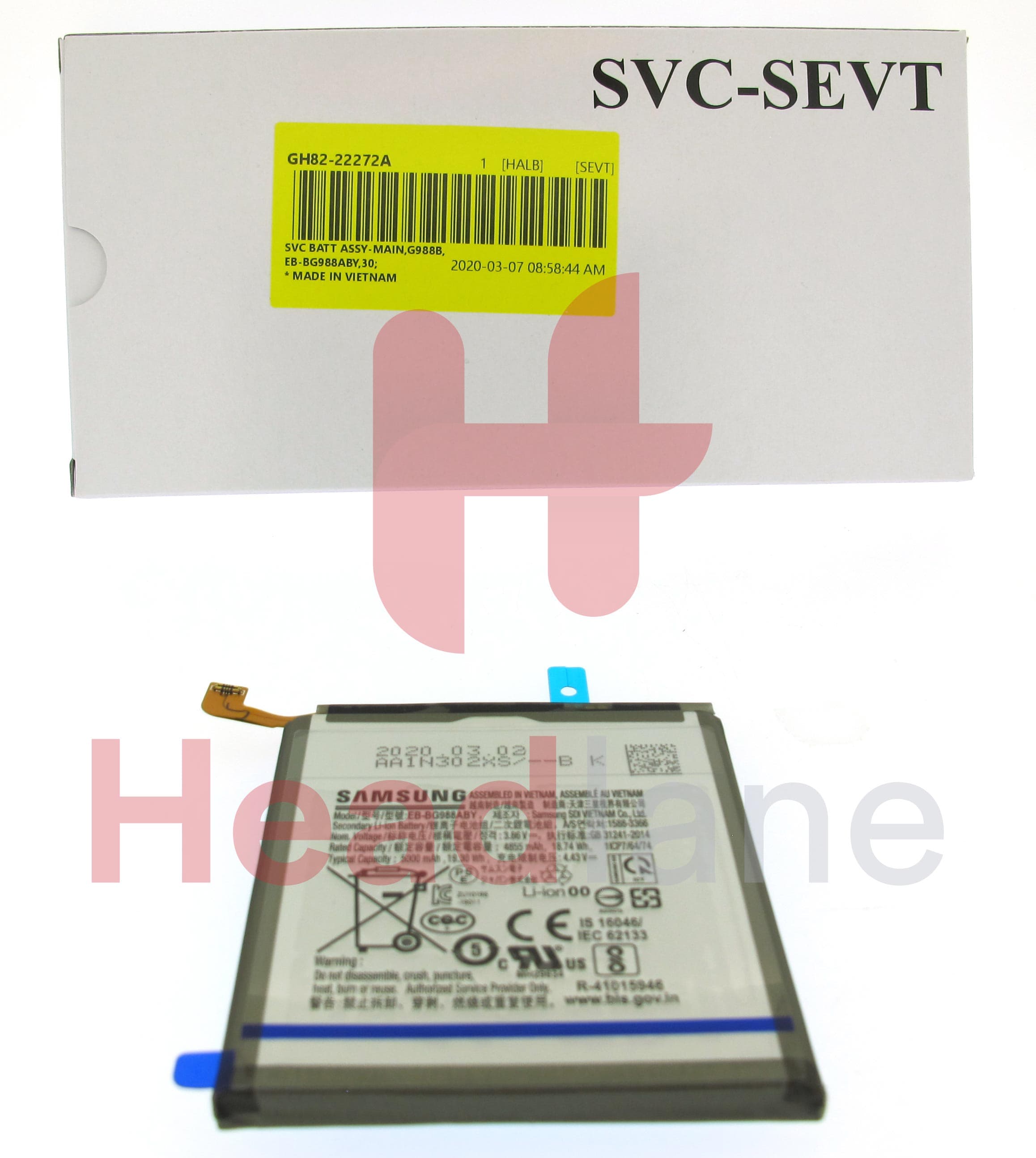 Samsung SM-G988 Galaxy S20 Ultra Internal Battery EB-BG988ABY - view 2