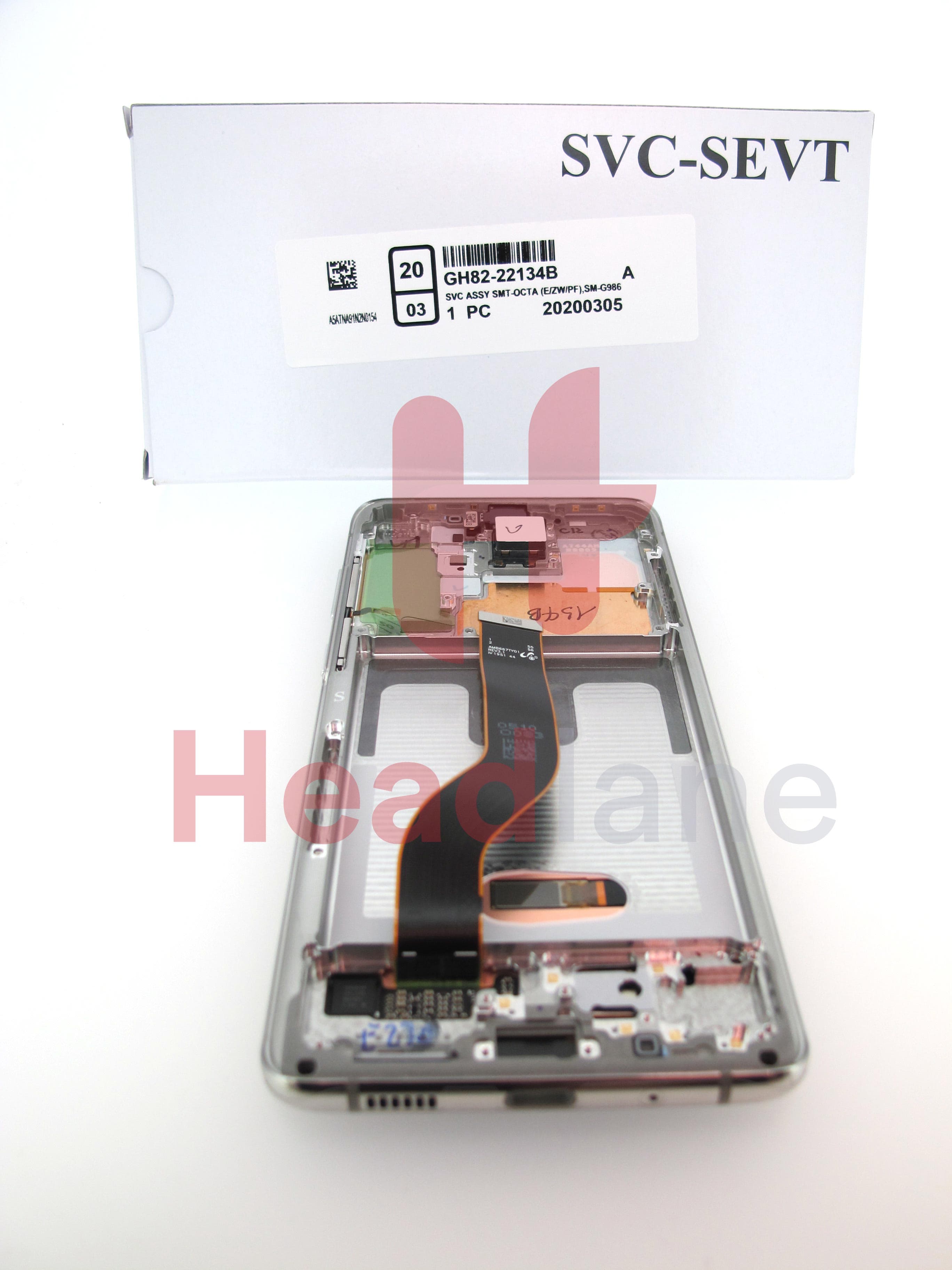 Samsung SM-G986 Galaxy S20+ / S20 Plus LCD Display / Screen + Touch - White - view 3
