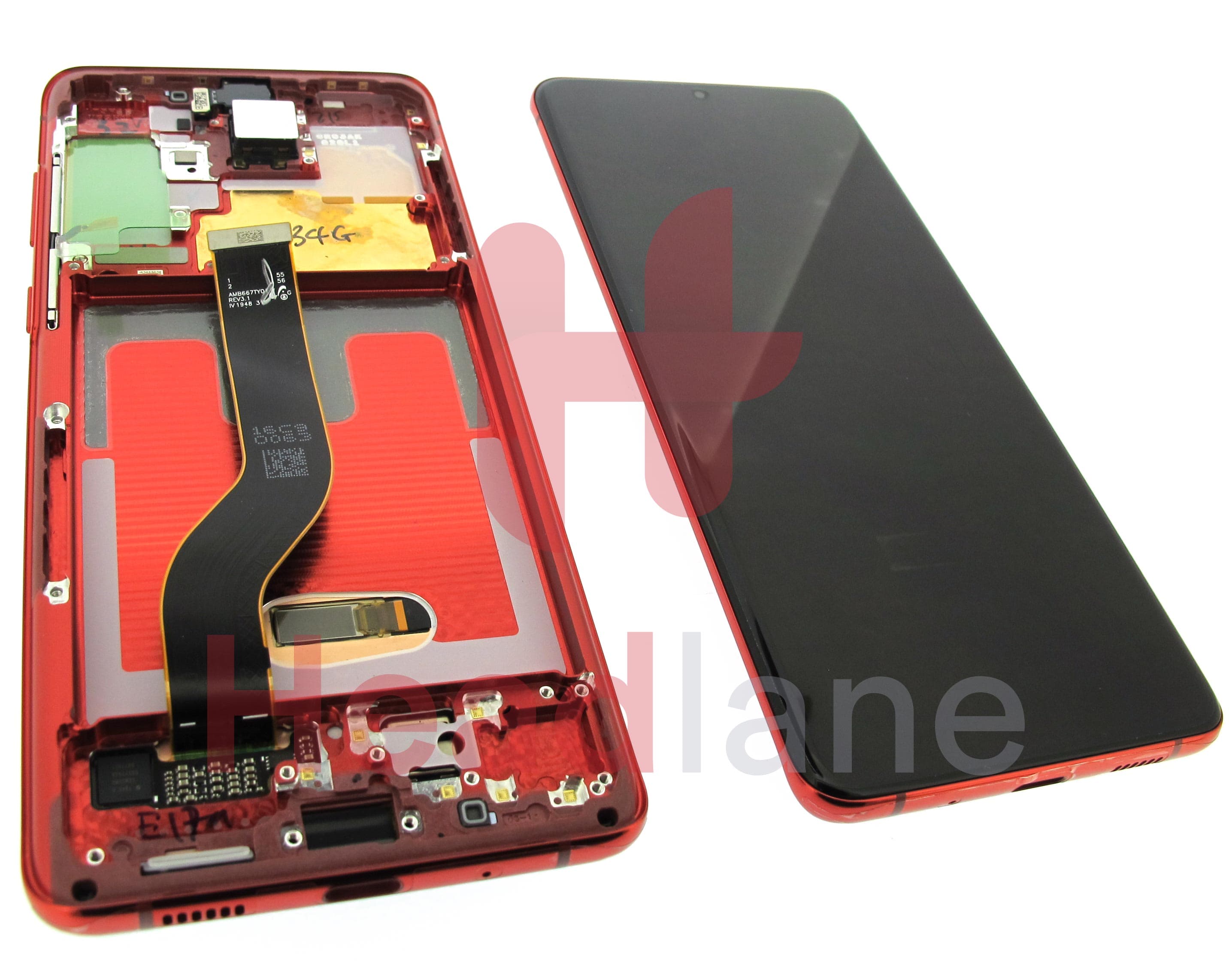 Samsung SM-G986 Galaxy S20+ / S20 Plus LCD Display / Screen + Touch - Red - view 2