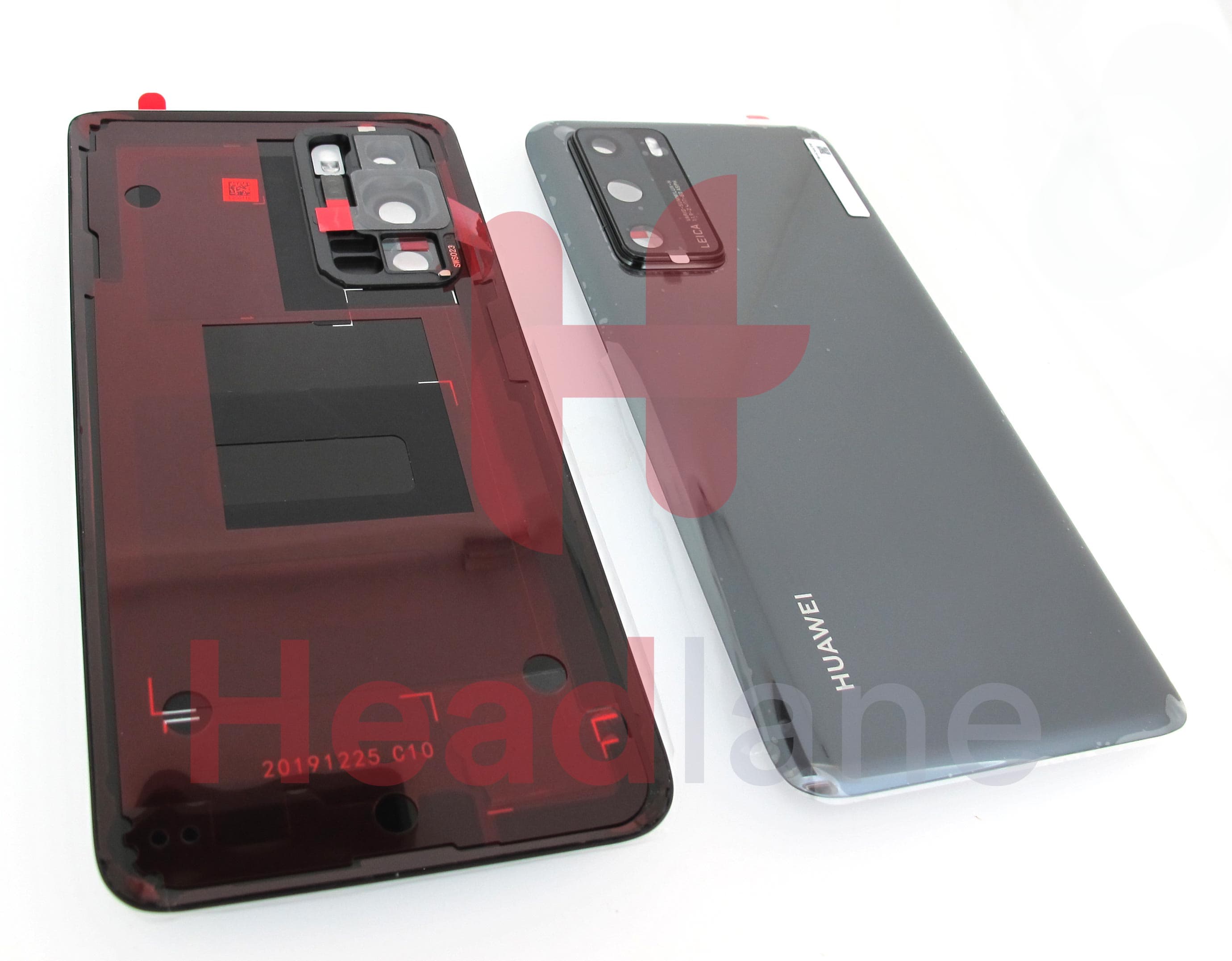 Huawei P40 Back / Battery Cover - Black - view 2