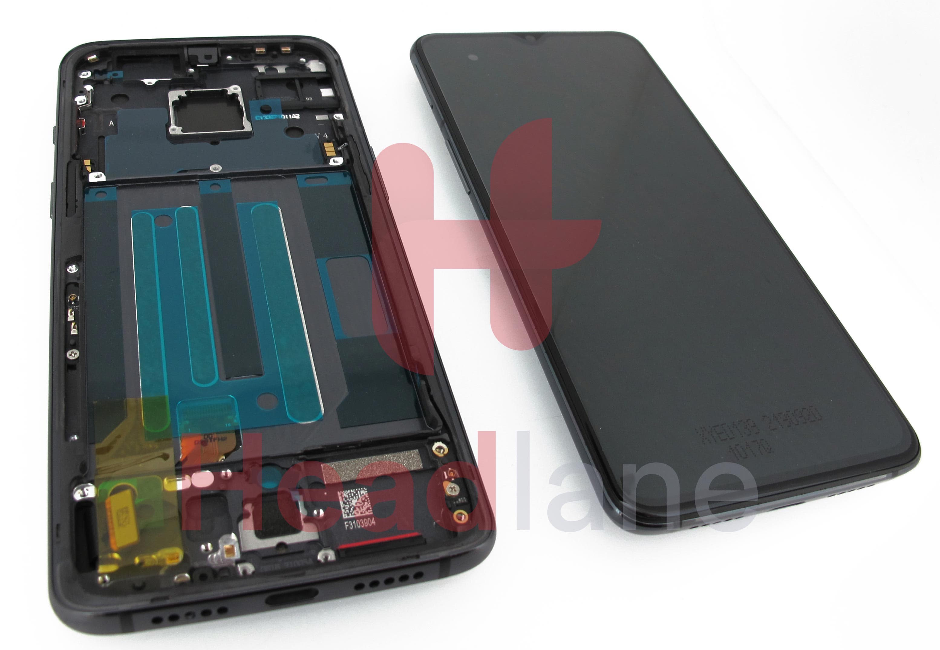 OnePlus 7 LCD Display / Screen + Touch - Mirror Grey - view 2