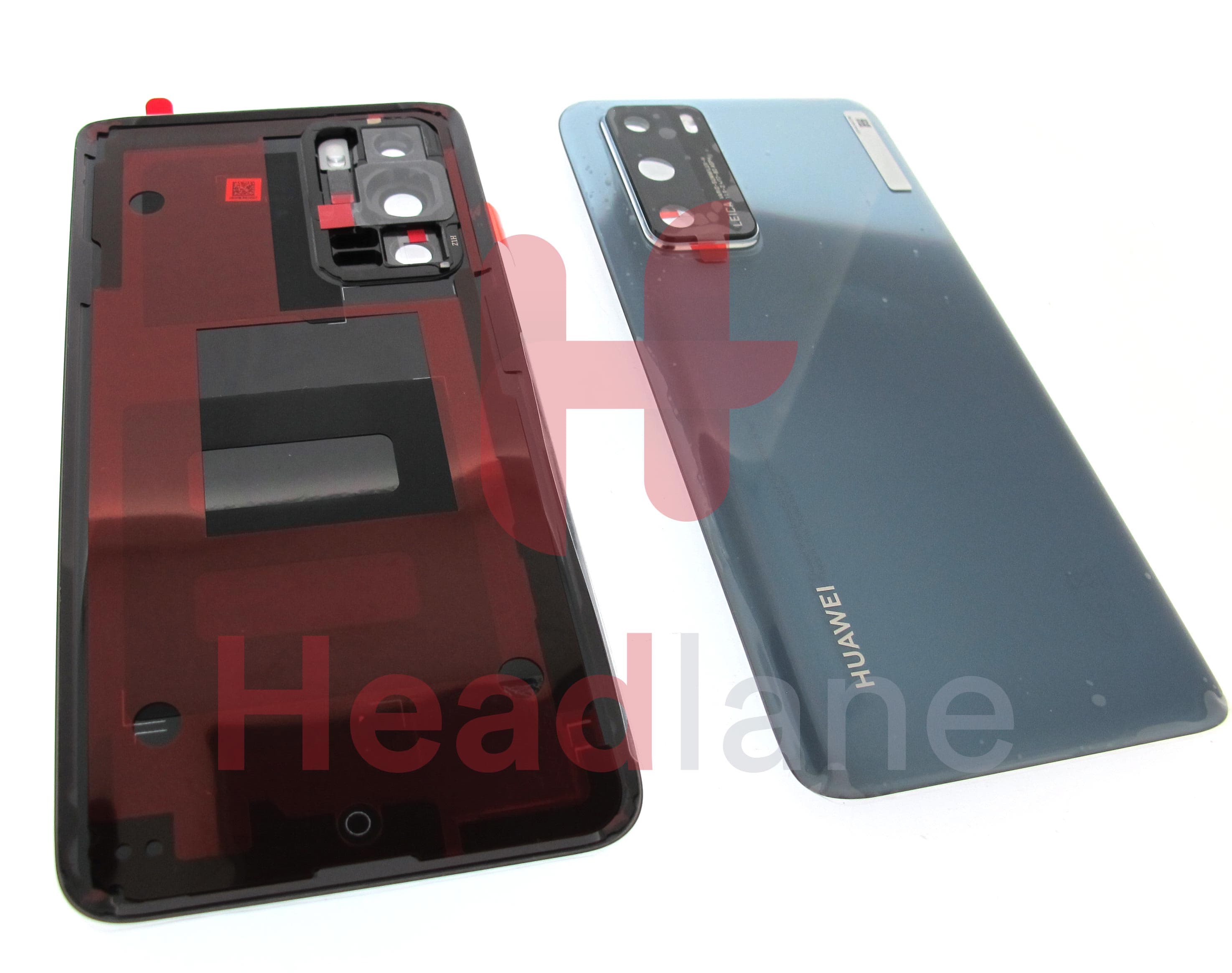 Huawei P40 Back / Battery Cover - Frost Silver - view 2