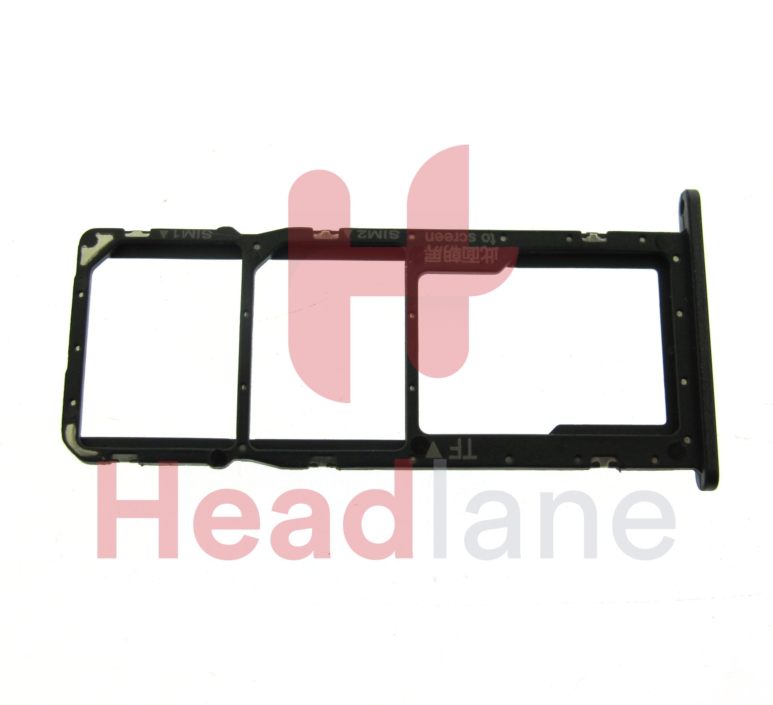 Huawei Y7 (2019) SIM / Memory Card Tray - Black - view 2