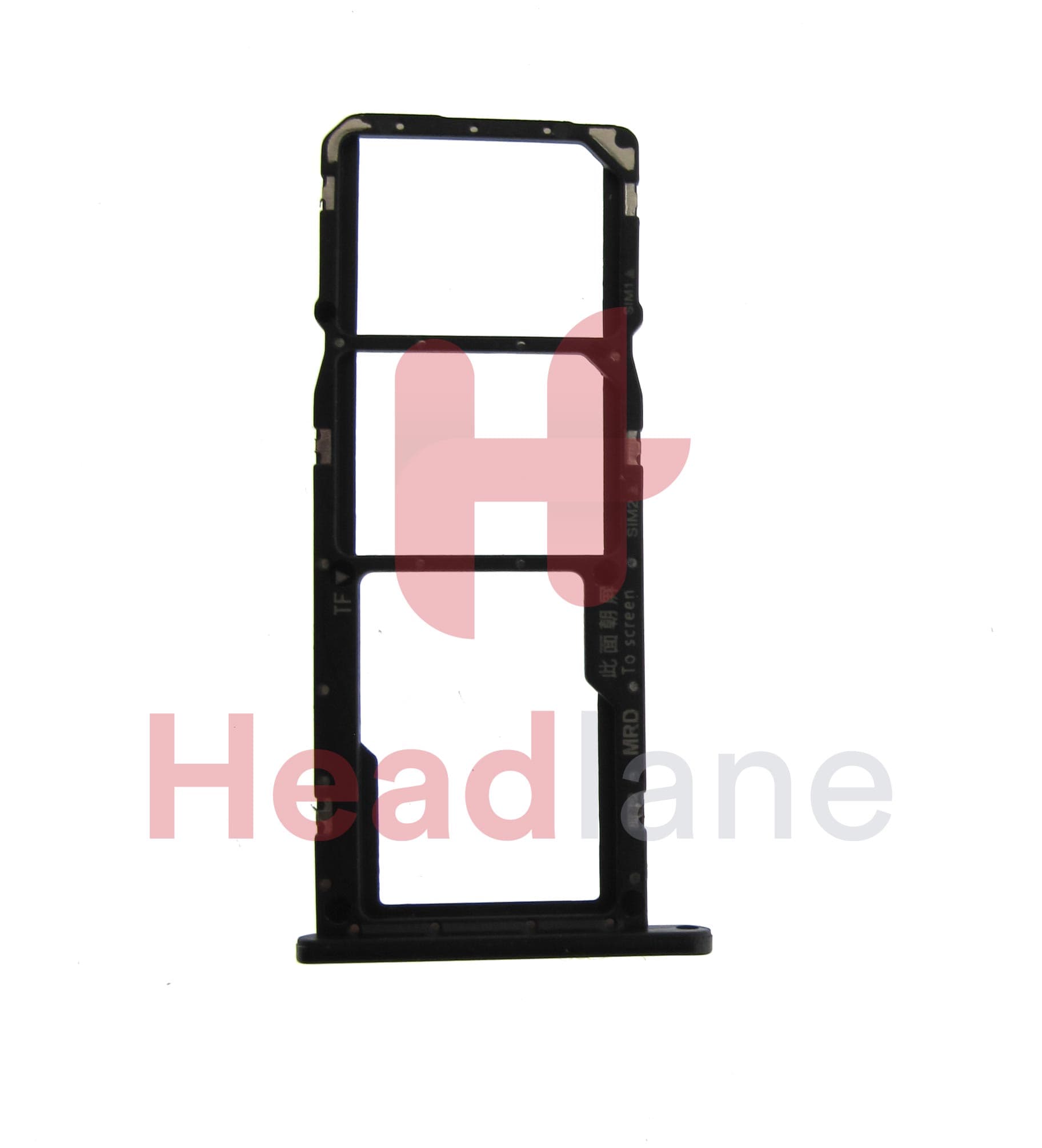 Huawei Y6 (2019) SIM / Memory Card Tray - Black - view 2