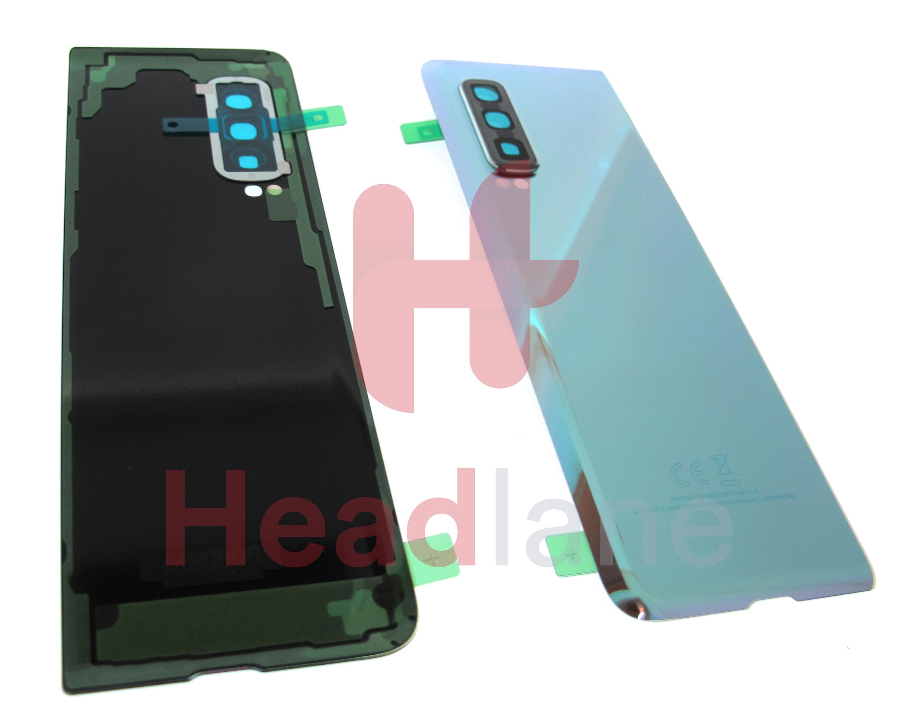 Samsung SM-F900 Galaxy Fold Back / Battery Cover - Silver - view 2