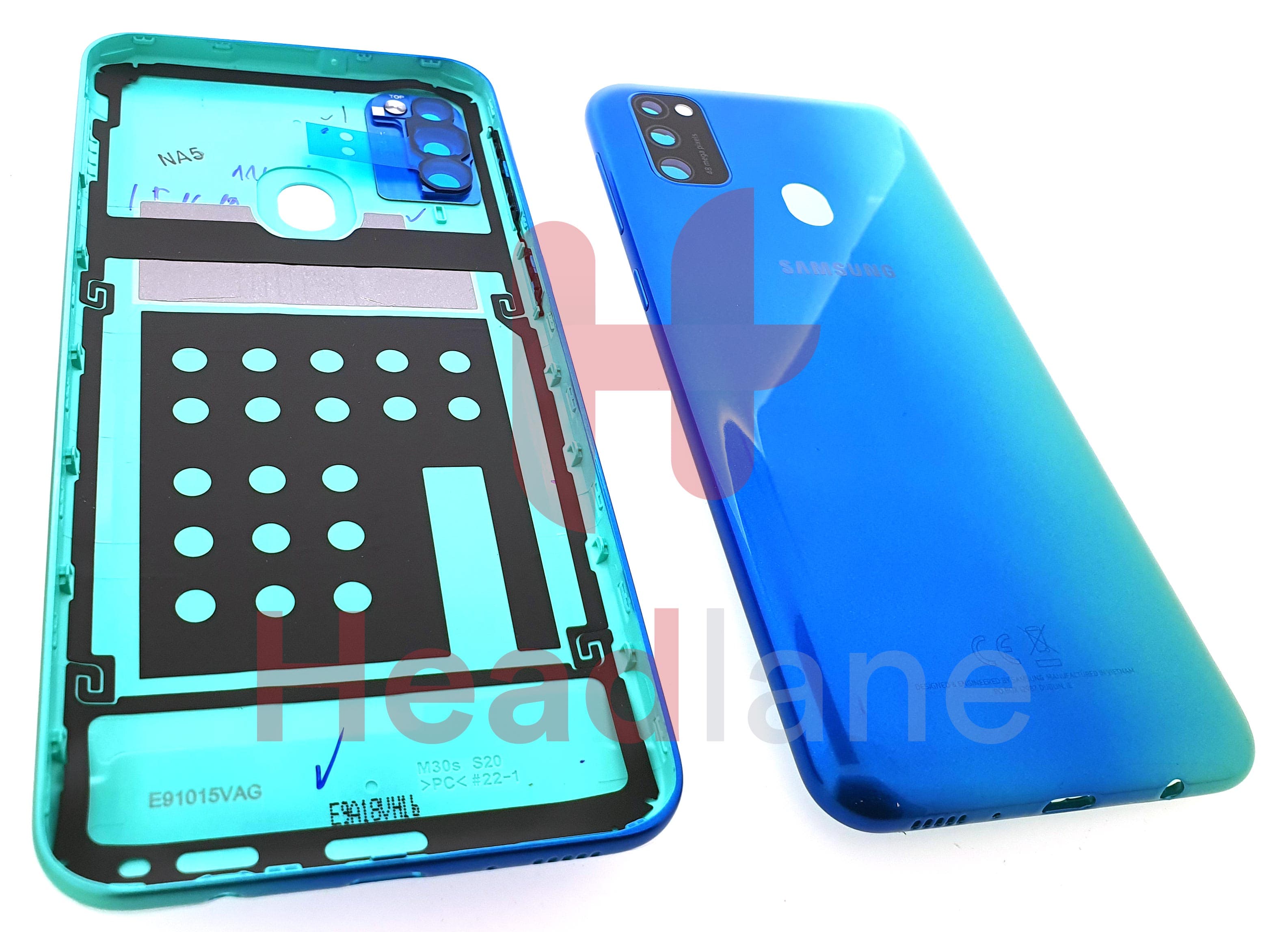 Samsung SM-M307 Galaxy M30s Back / Battery Cover - Blue - view 2