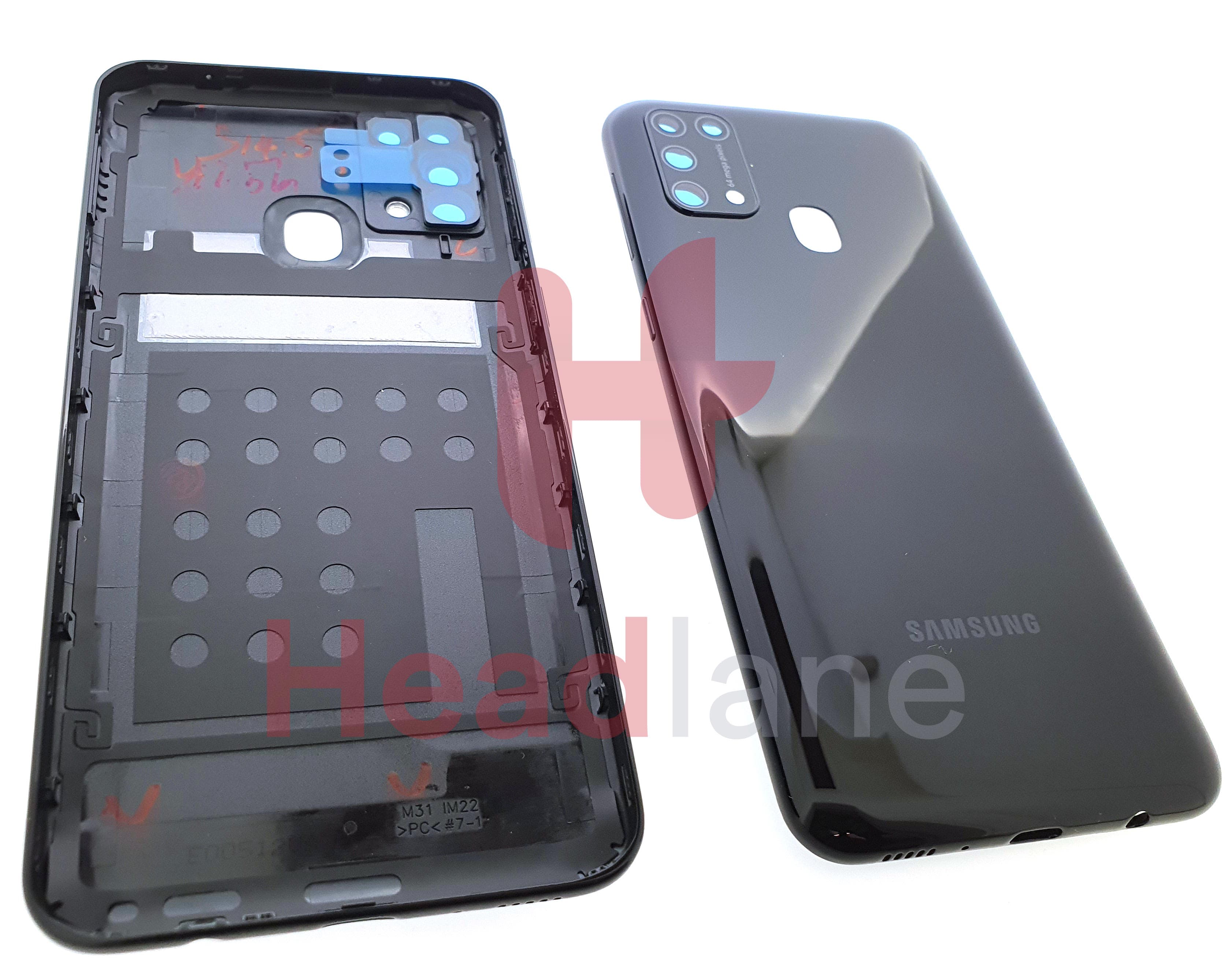 Samsung SM-M315 Galaxy M31 Back / Battery Cover - Black - view 2