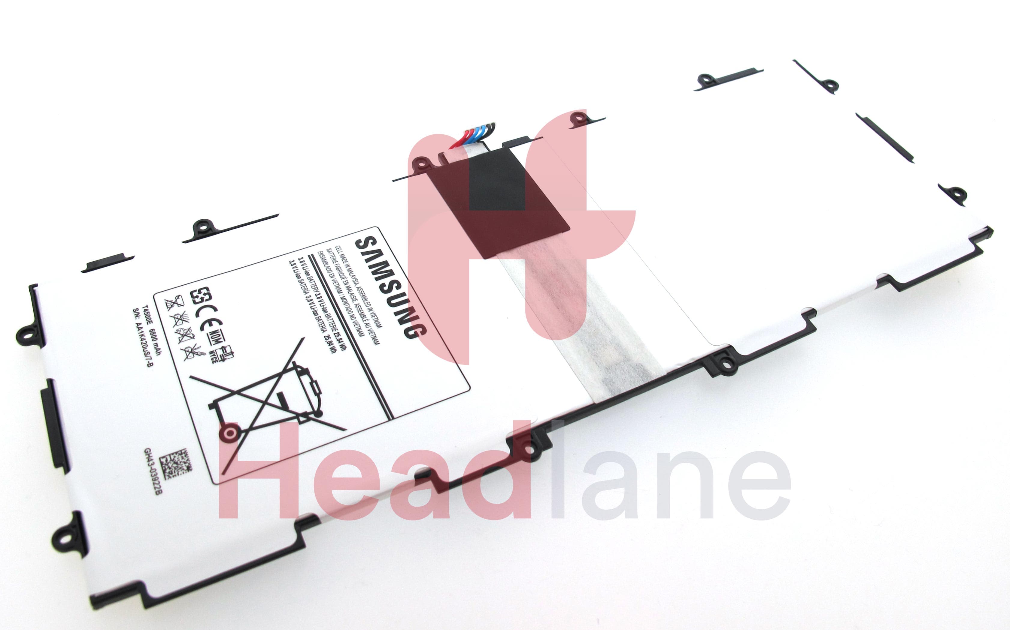 Samsung GT-P5200 Galaxy Tab 3 10.1 T4500E Internal Battery - view 2