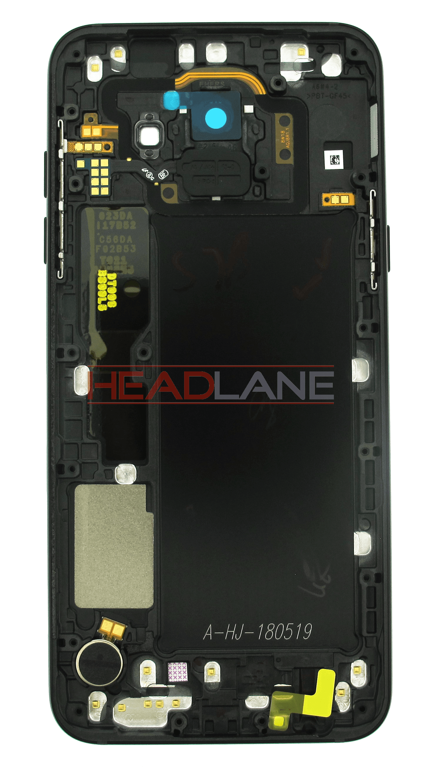 Samsung SM-A600 Galaxy A6 (2018) DUOS Battery Cover - Black - view 2