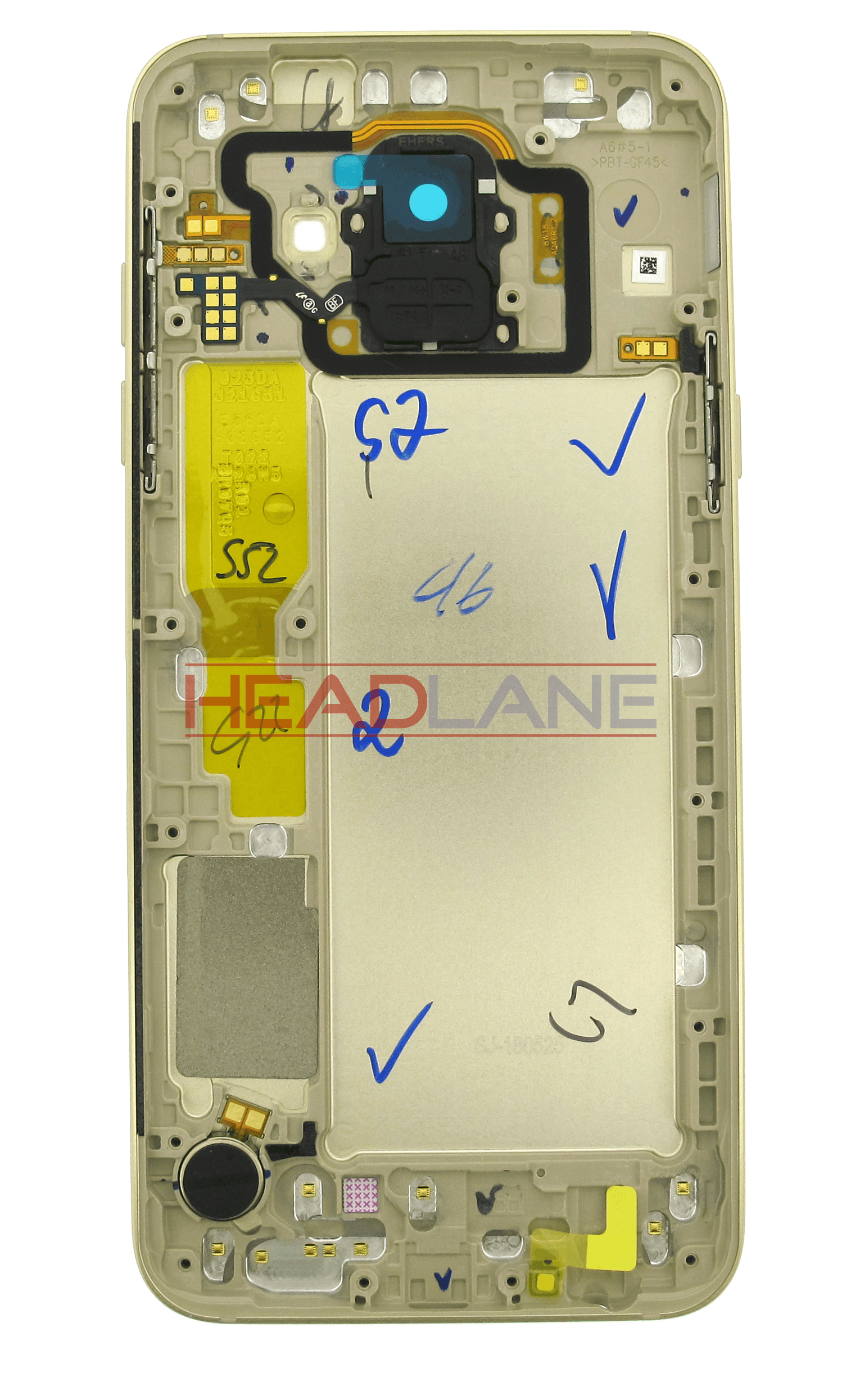 Samsung SM-A600 Galaxy A6 (2018) DUOS Battery Cover - Gold - view 2