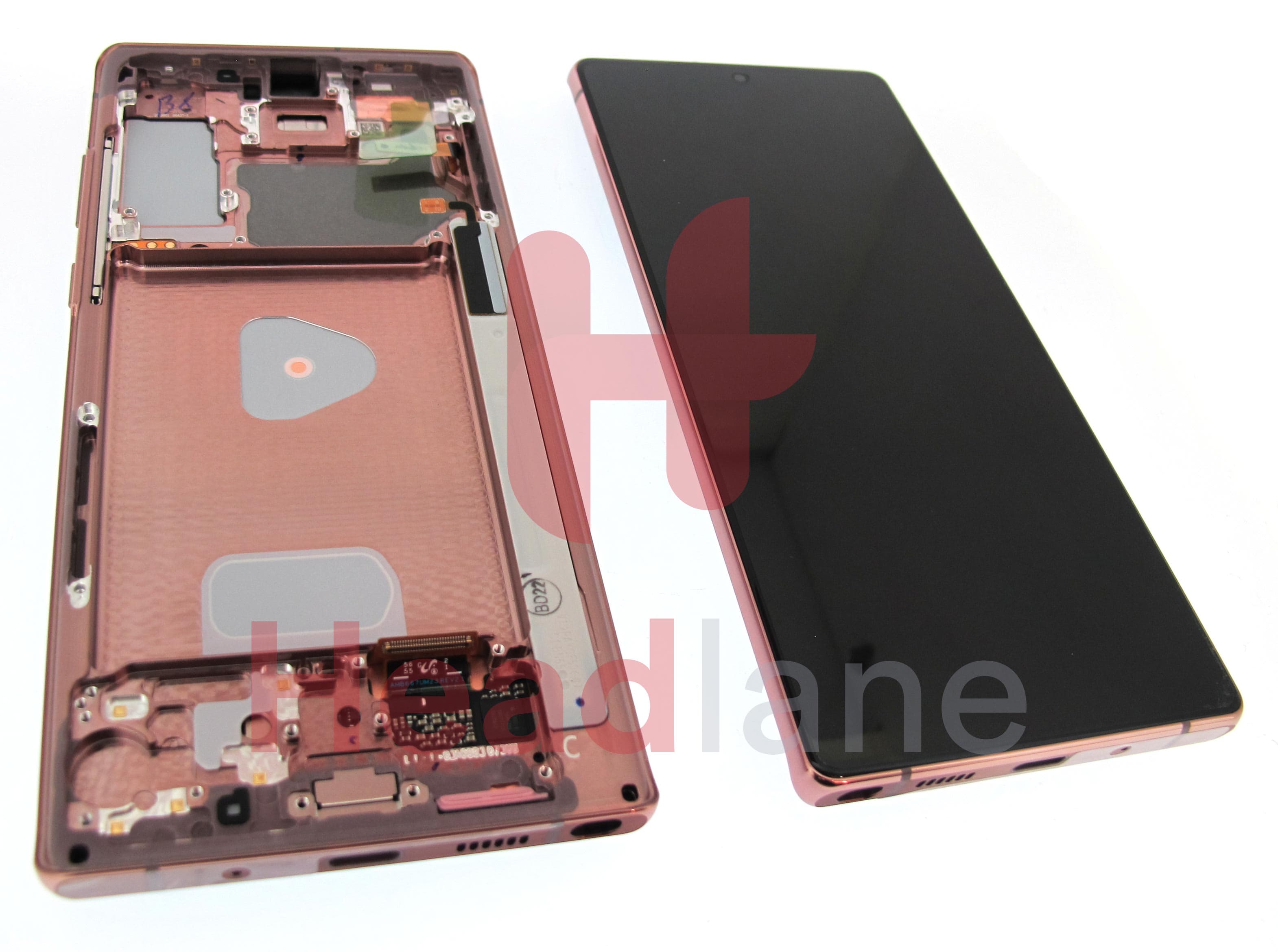 Samsung SM-N980 SM-N981 Galaxy Note 20 LCD Display / Screen - Bronze - view 2