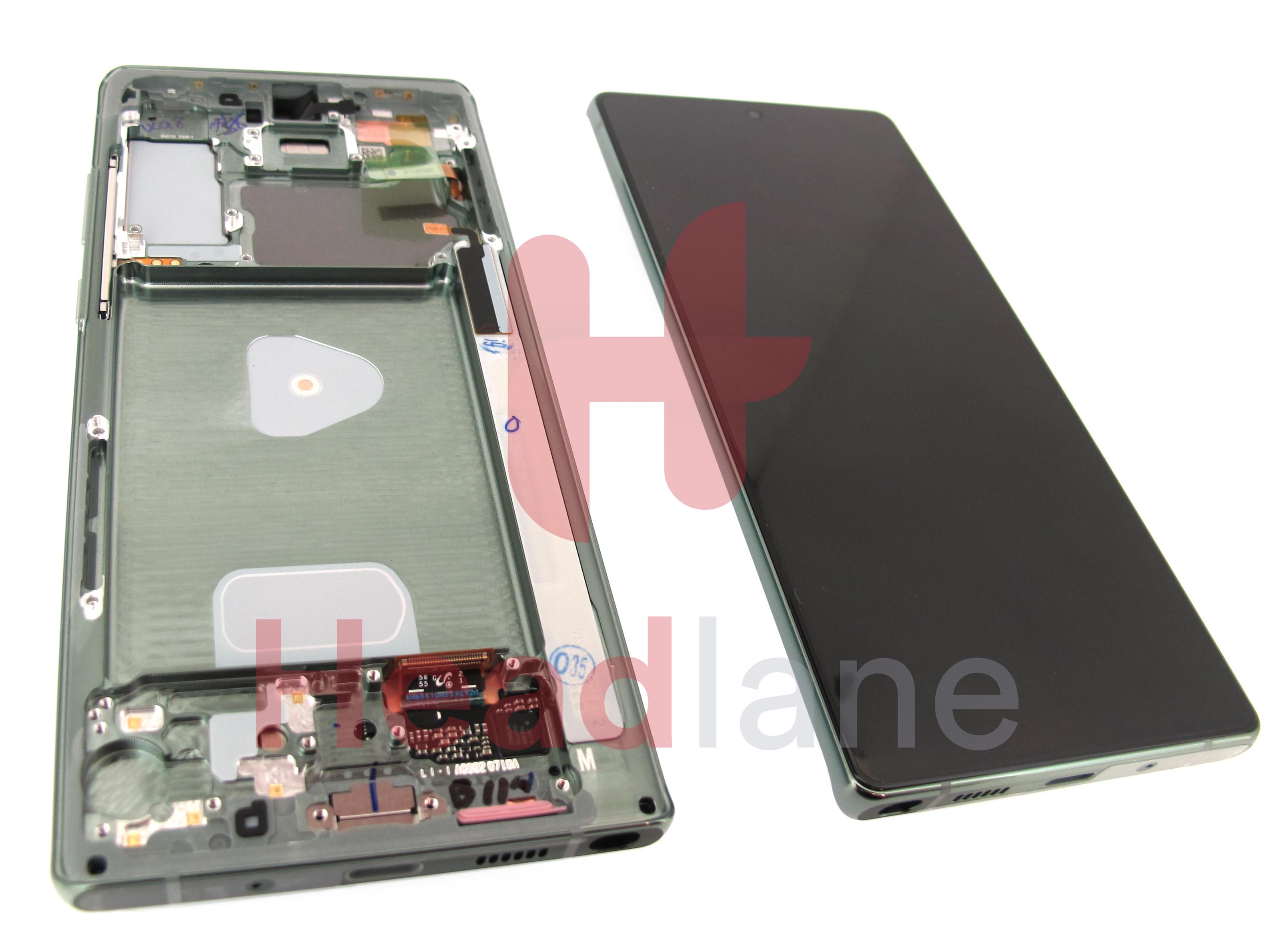 Samsung SM-N980 SM-N981 Galaxy Note 20 LCD Display / Screen - Green - view 2