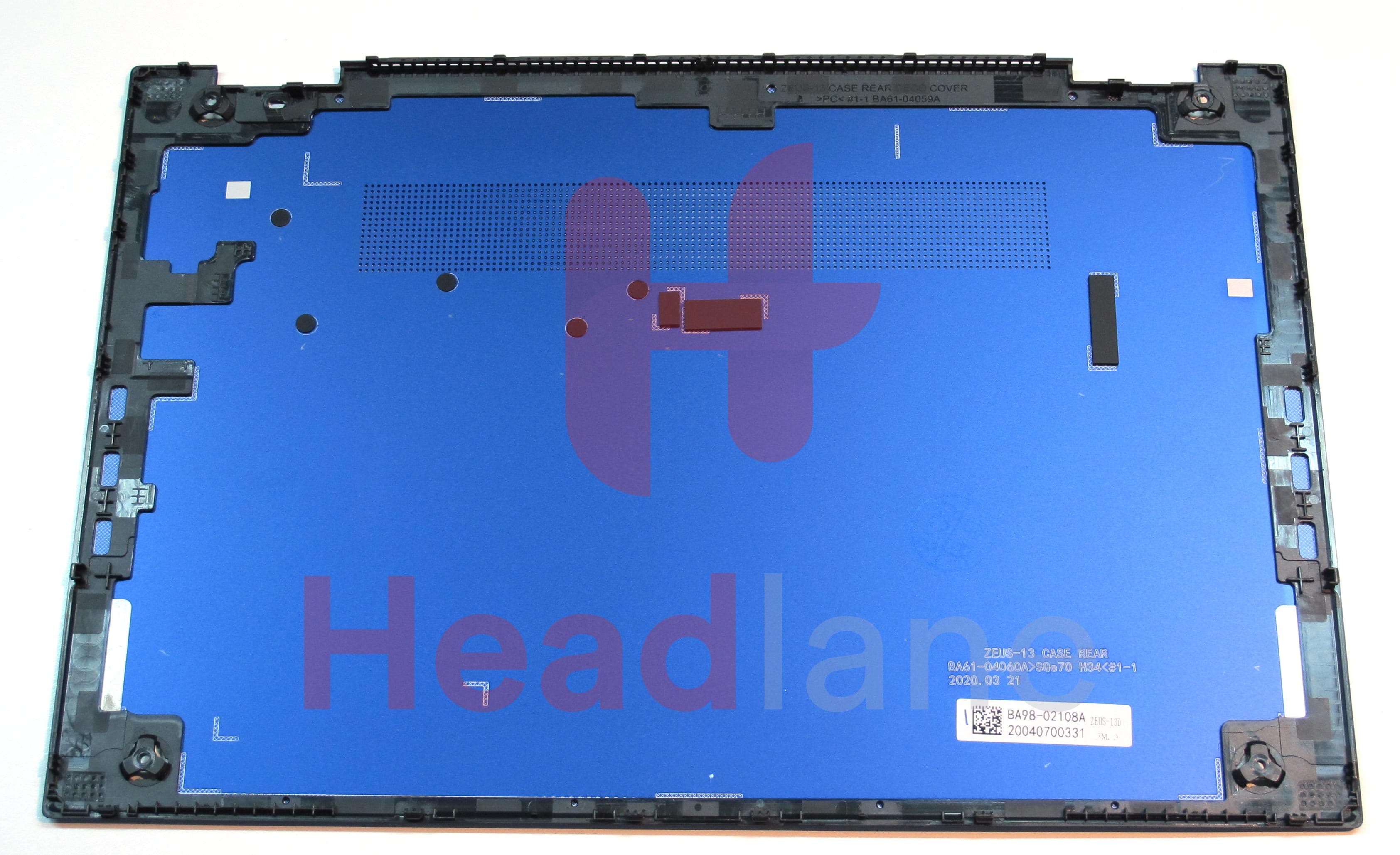 Samsung NP930QCG Galaxy Book Flex 13.3" Rear Cover - Blue - view 2